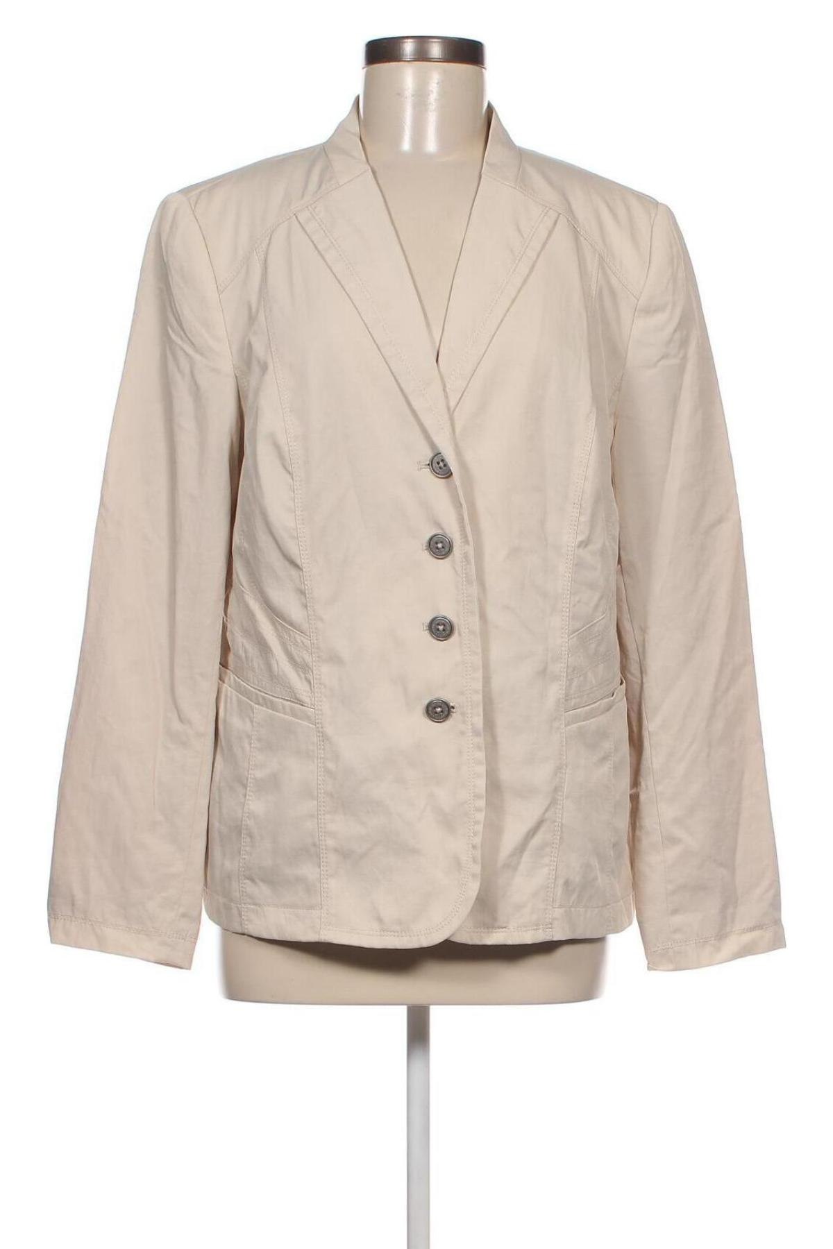 Дамско сако Michele Boyard, Размер XL, Цвят Екрю, Цена 44,00 лв.