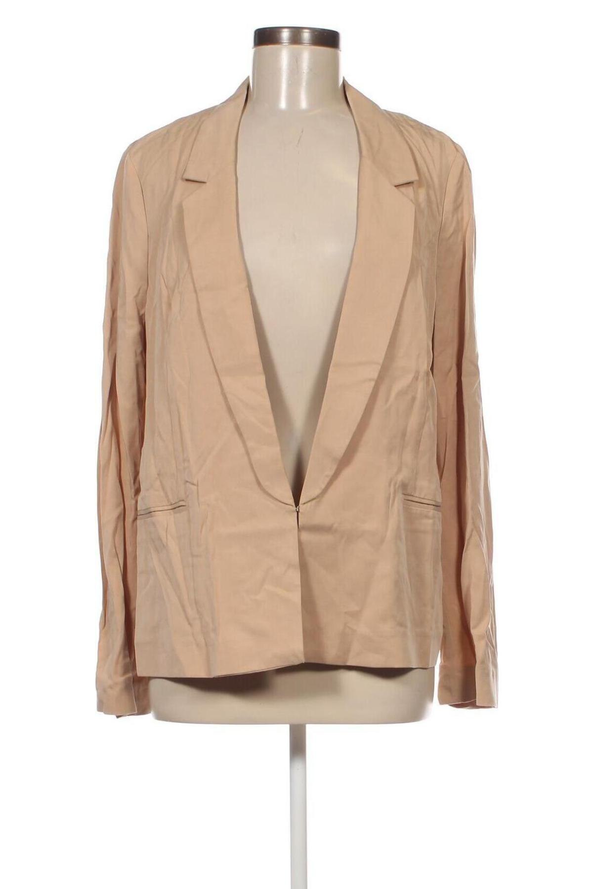 Damen Blazer Naf Naf, Größe L, Farbe Beige, Preis € 13,30