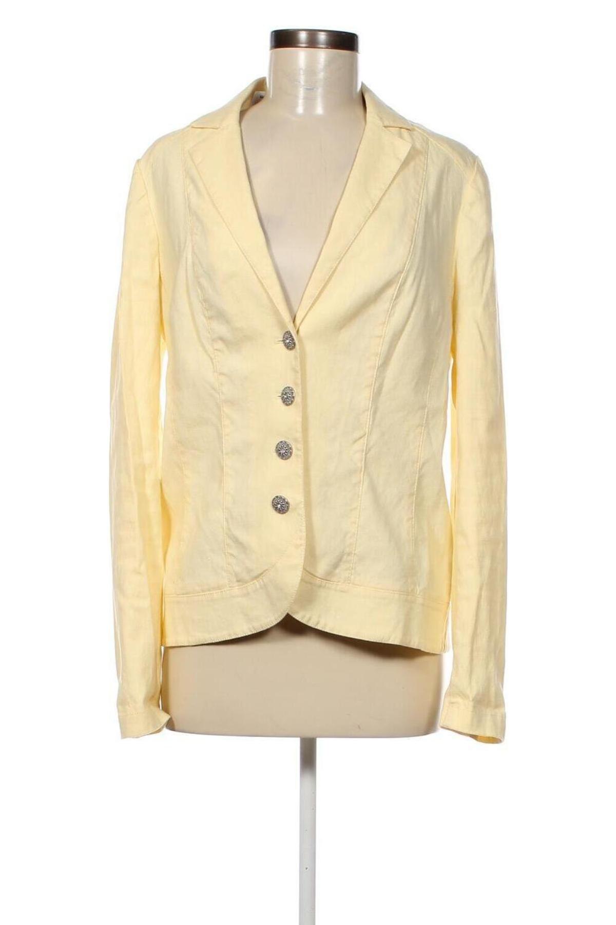 Γυναικείο σακάκι Per Una By Marks & Spencer, Μέγεθος L, Χρώμα Κίτρινο, Τιμή 26,60 €