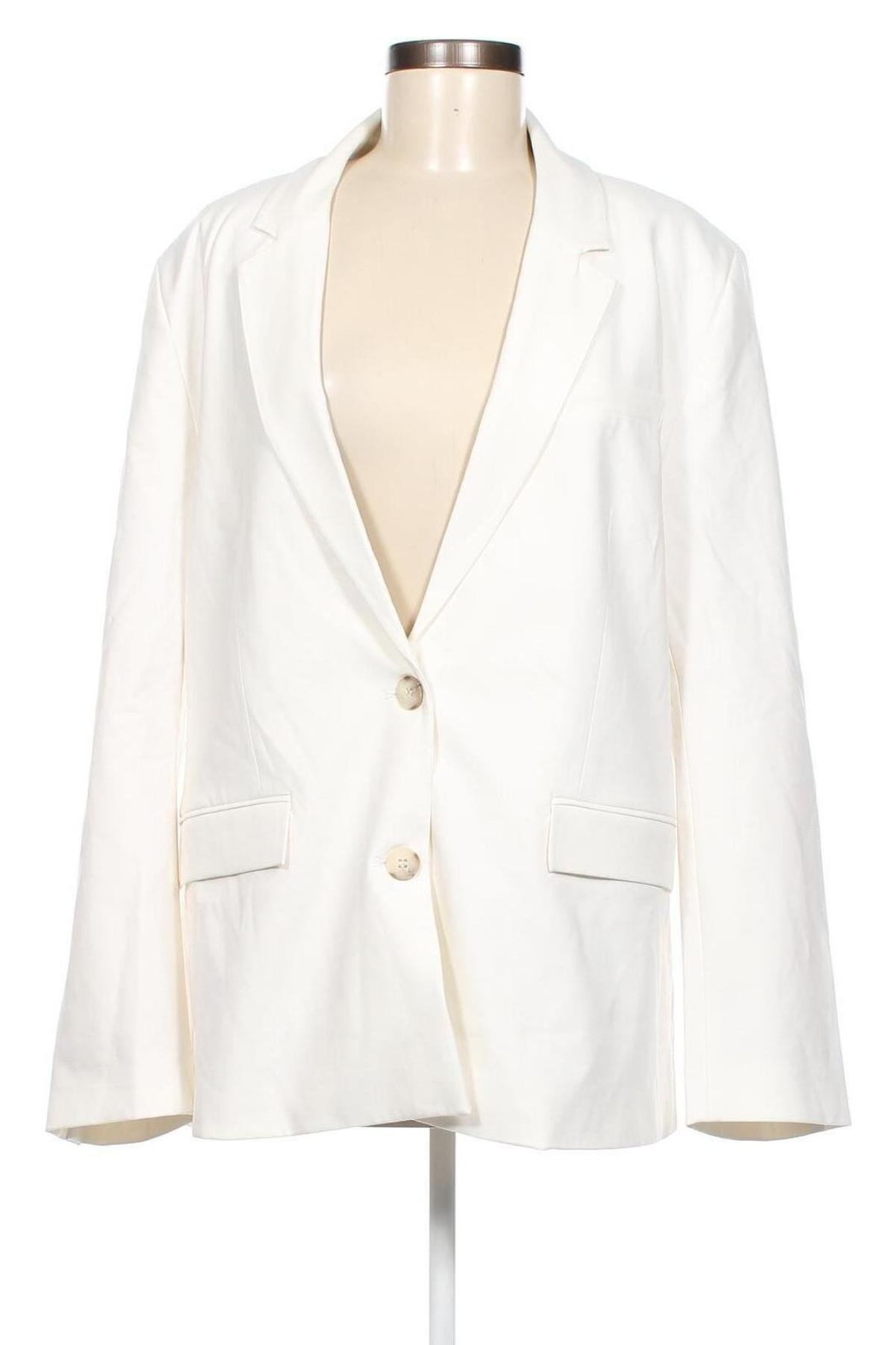 Γυναικείο σακάκι Selected Femme, Μέγεθος XL, Χρώμα Εκρού, Τιμή 46,50 €
