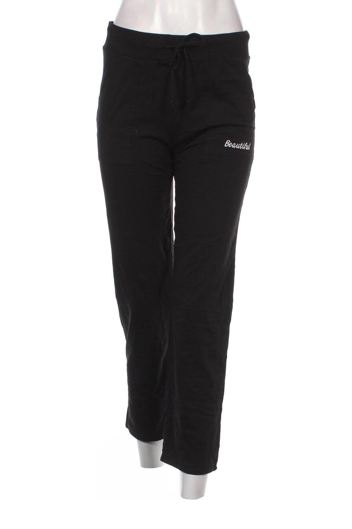 Pantaloni trening de femei Wit Girl, Mărime M, Culoare Negru, Preț 95,39 Lei