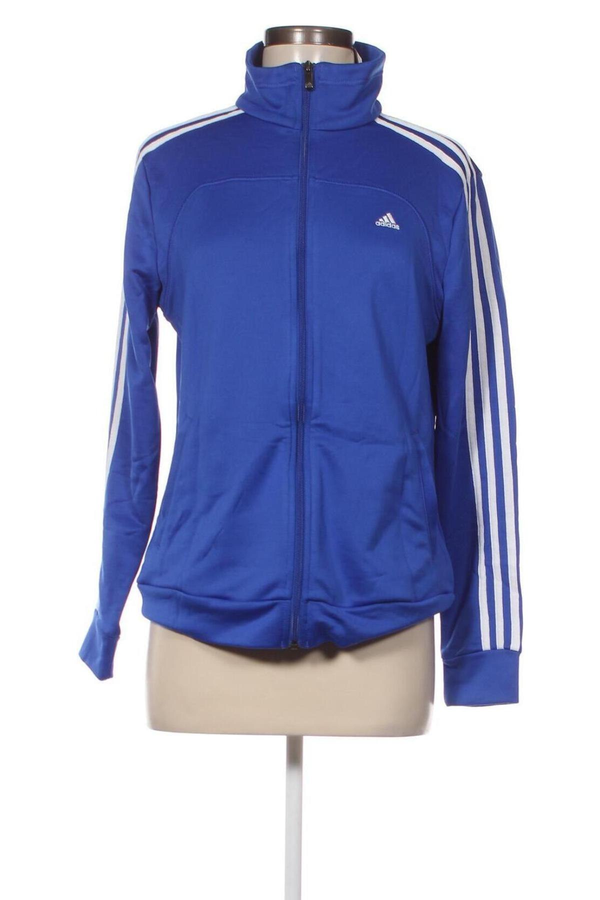 Bluză trening de femei Adidas, Mărime M, Culoare Albastru, Preț 100,66 Lei