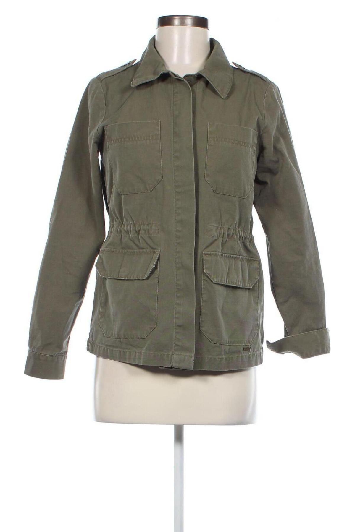 Γυναικείο μπουφάν ONLY, Μέγεθος XS, Χρώμα Πράσινο, Τιμή 8,79 €