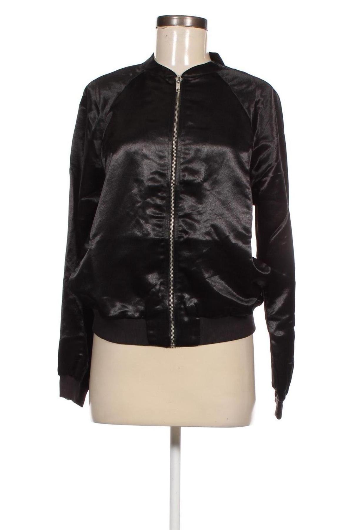 Γυναικείο μπουφάν Pieces, Μέγεθος M, Χρώμα Μαύρο, Τιμή 16,49 €