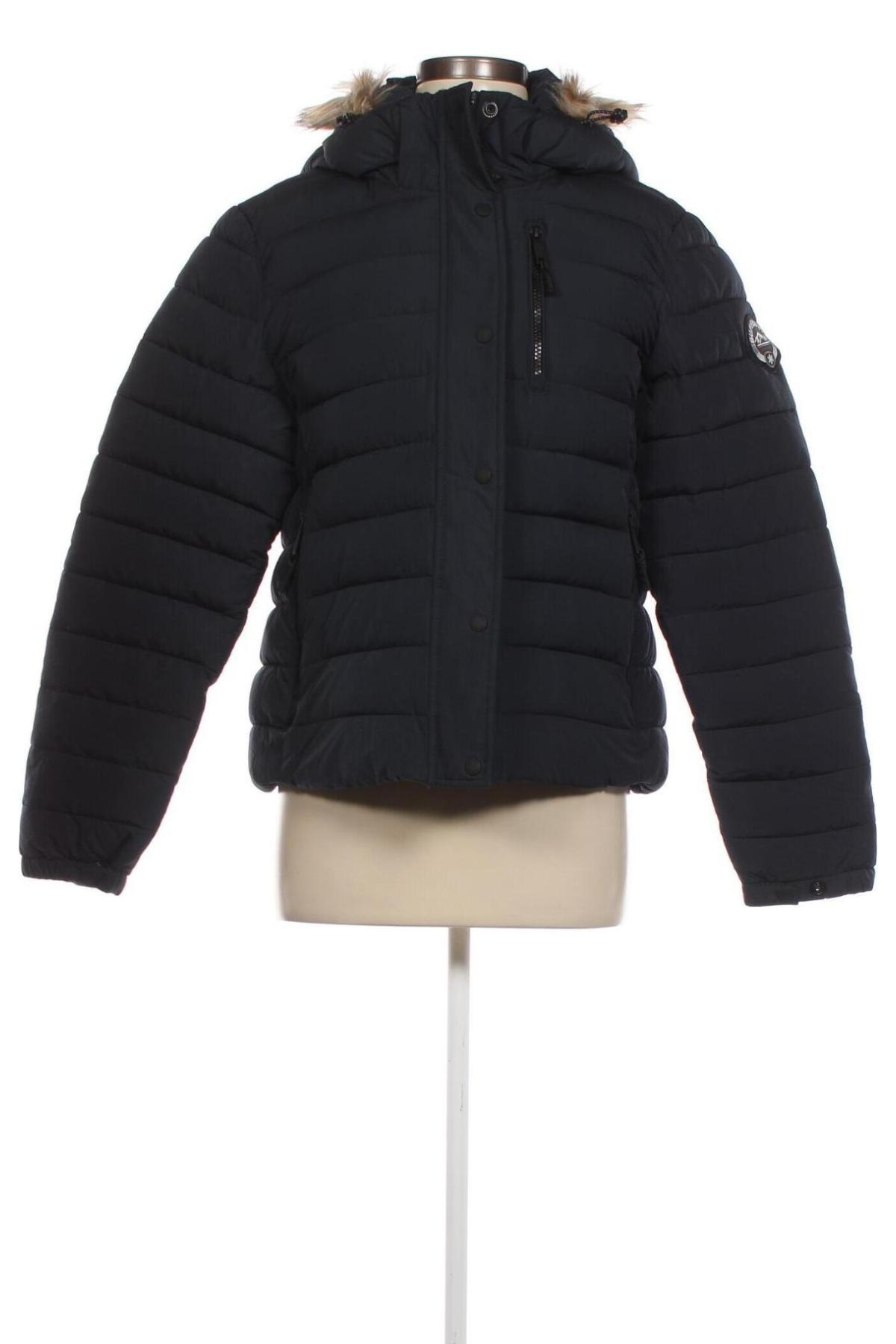 Γυναικείο μπουφάν Superdry, Μέγεθος XL, Χρώμα Μπλέ, Τιμή 52,73 €