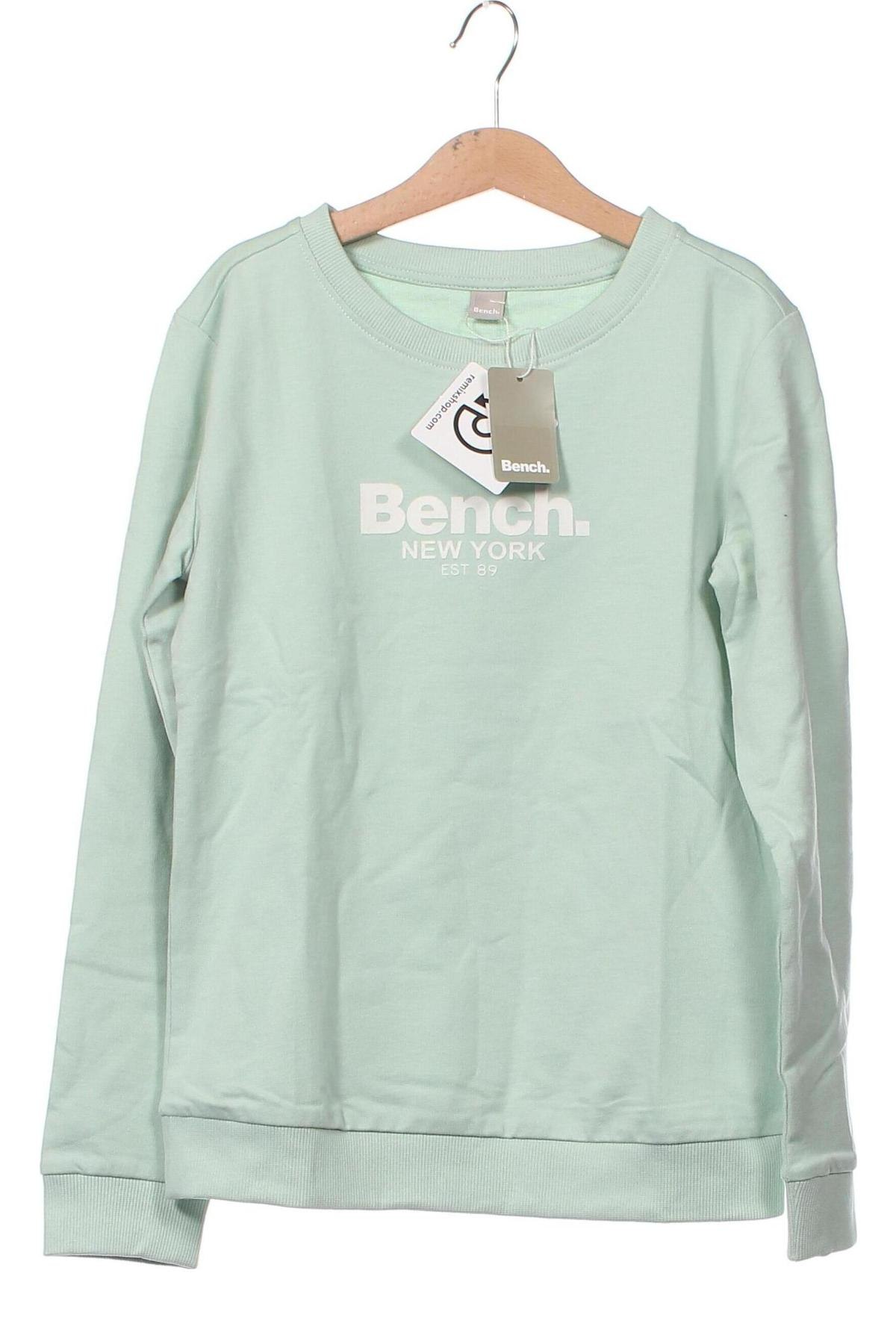 Детска блуза Bench, Размер 9-10y/ 140-146 см, Цвят Зелен, Цена 25,53 лв.