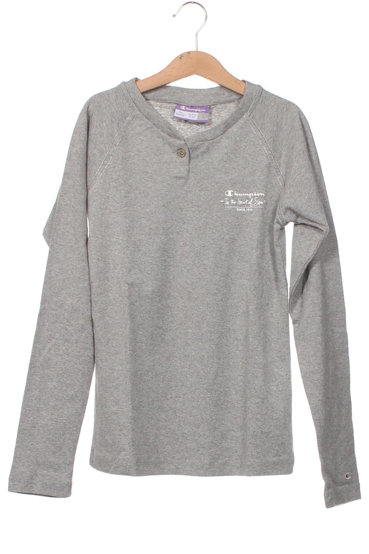 Kinder Shirt Champion, Größe 11-12y/ 152-158 cm, Farbe Grau, Preis 25,26 €