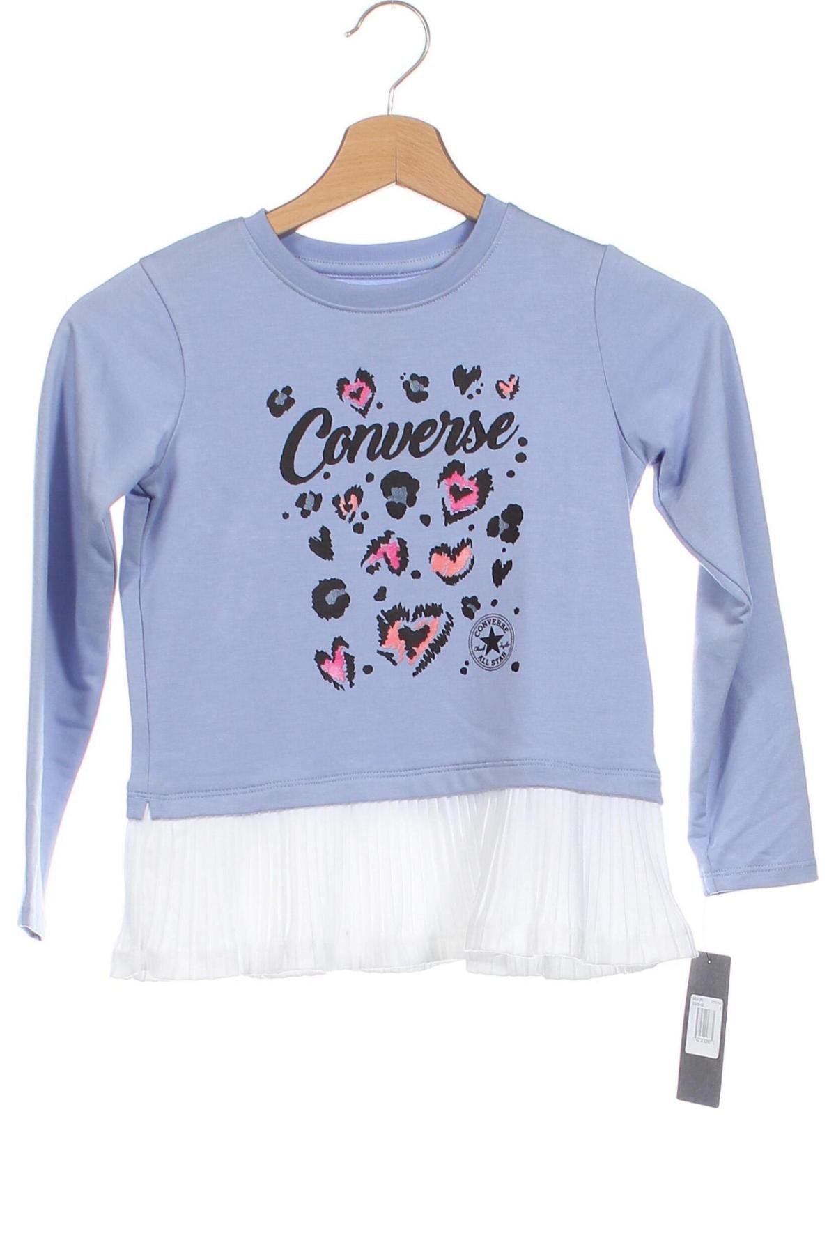 Kinder Shirt Converse, Größe 4-5y/ 110-116 cm, Farbe Lila, Preis 14,58 €
