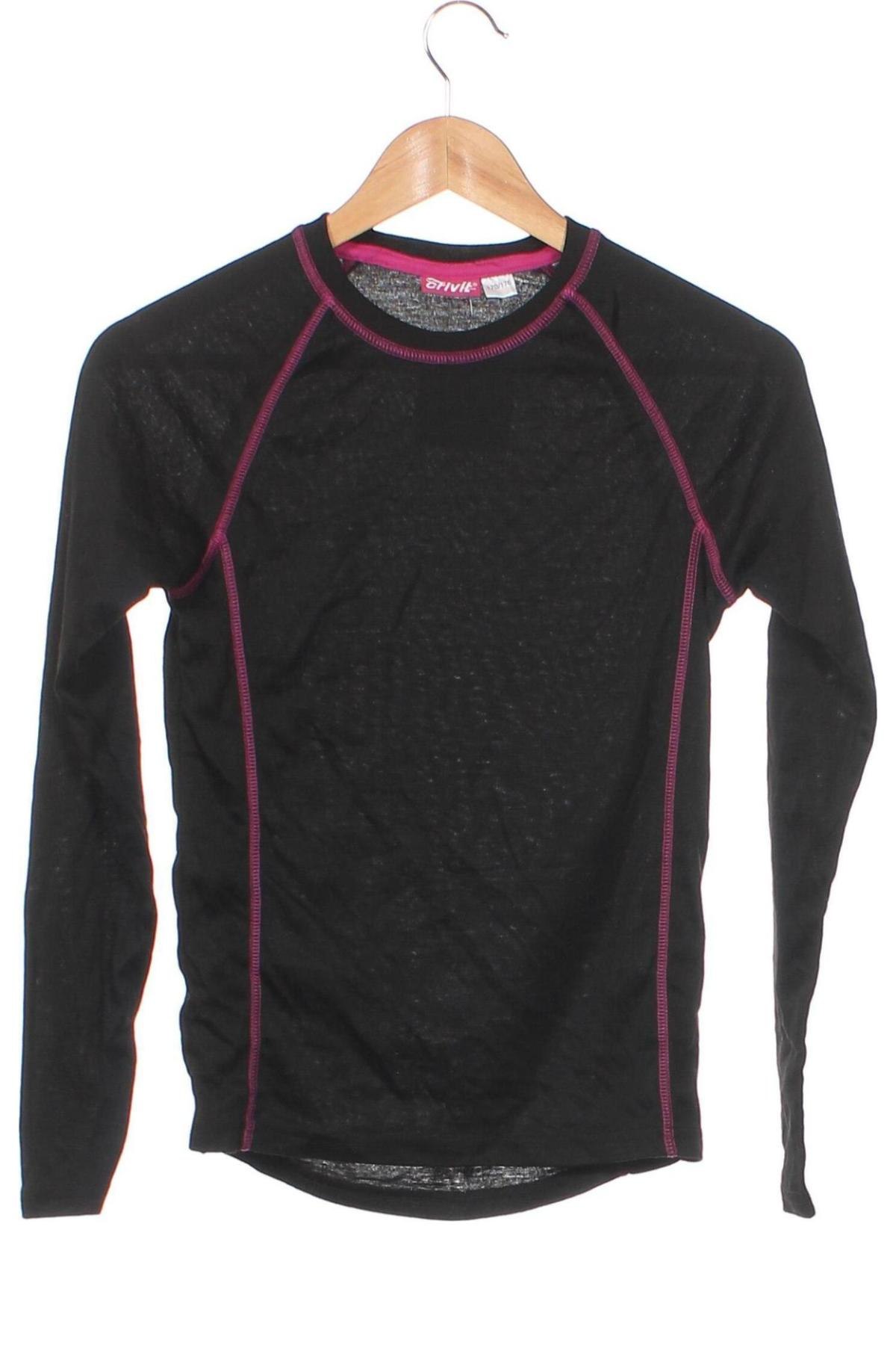 Kinder Shirt Crivit, Größe 15-18y/ 170-176 cm, Farbe Schwarz, Preis € 1,99