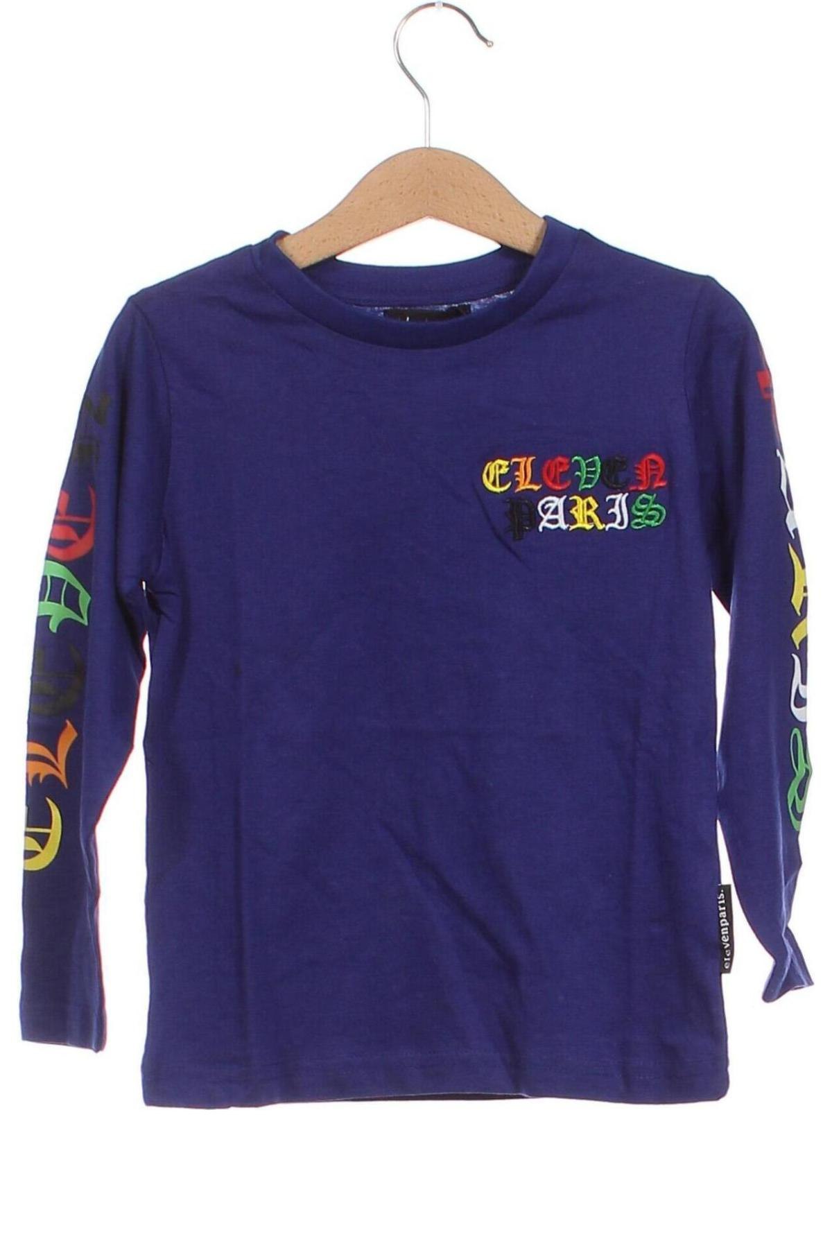 Kinder Shirt Eleven Paris Little, Größe 3-4y/ 104-110 cm, Farbe Blau, Preis 26,80 €