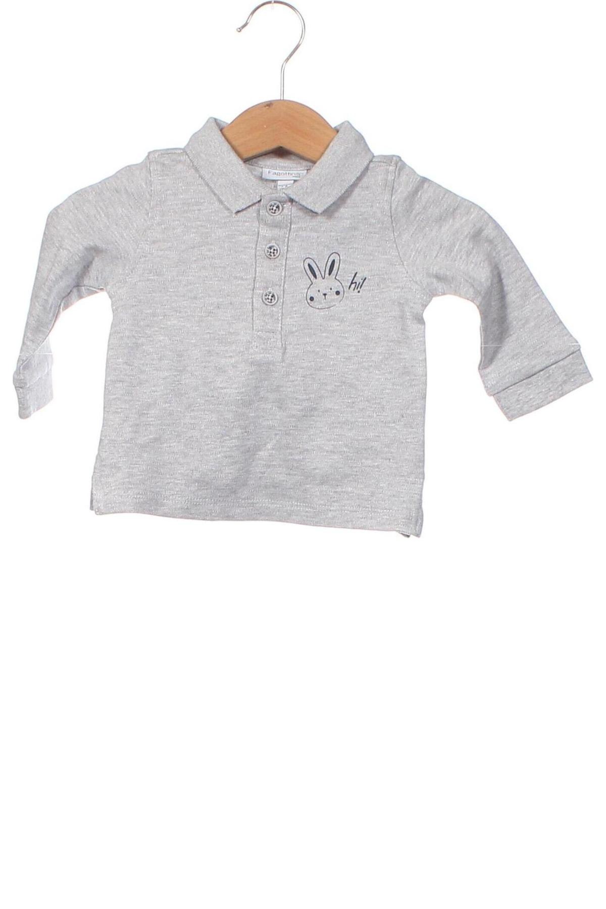 Kinder Shirt Fagottino By Oviesse, Größe 3-6m/ 62-68 cm, Farbe Grau, Preis € 20,10