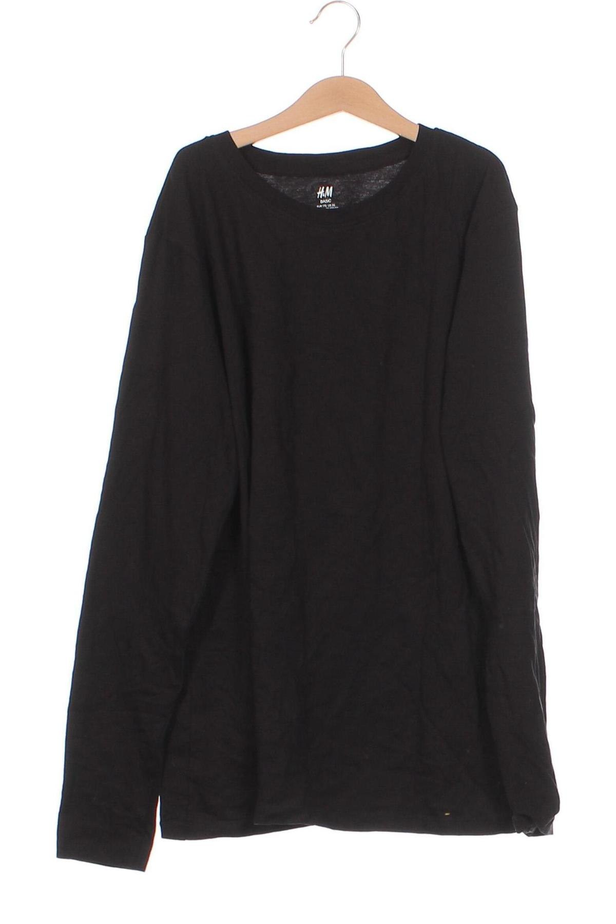 Παιδική μπλούζα H&M, Μέγεθος 14-15y/ 168-170 εκ., Χρώμα Μαύρο, Τιμή 11,75 €
