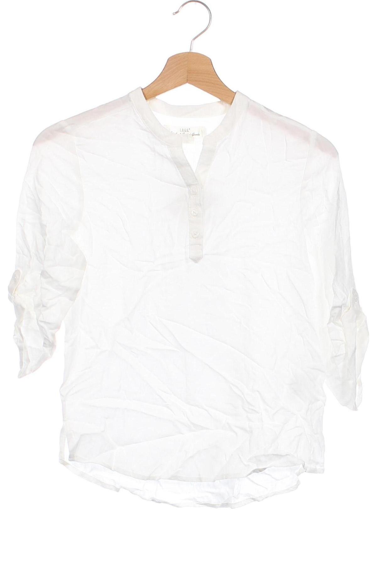 Dziecięca bluzka H&M L.O.G.G., Rozmiar 10-11y/ 146-152 cm, Kolor Biały, Cena 49,44 zł