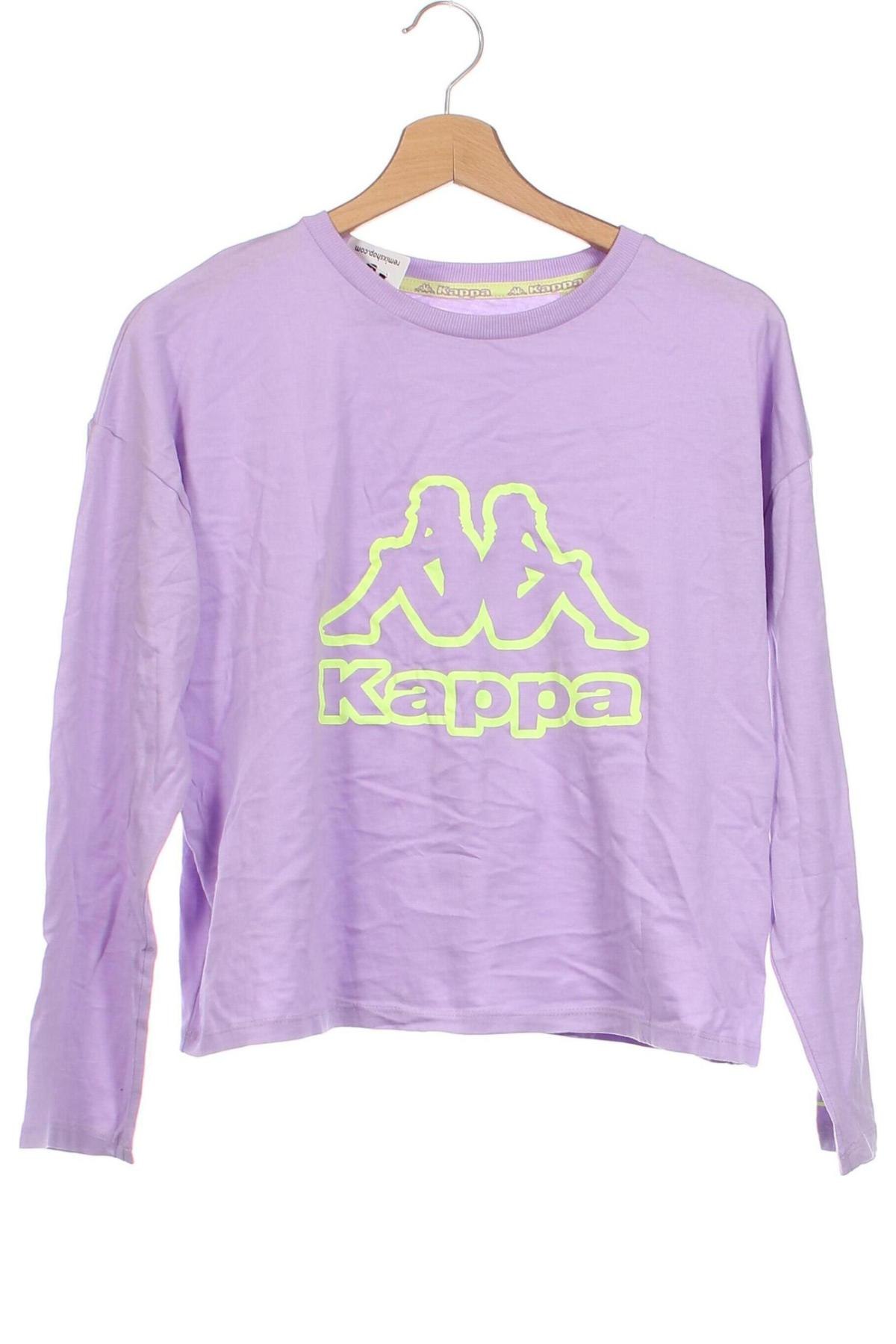 Kinder Shirt Kappa, Größe 13-14y/ 164-168 cm, Farbe Lila, Preis 16,70 €