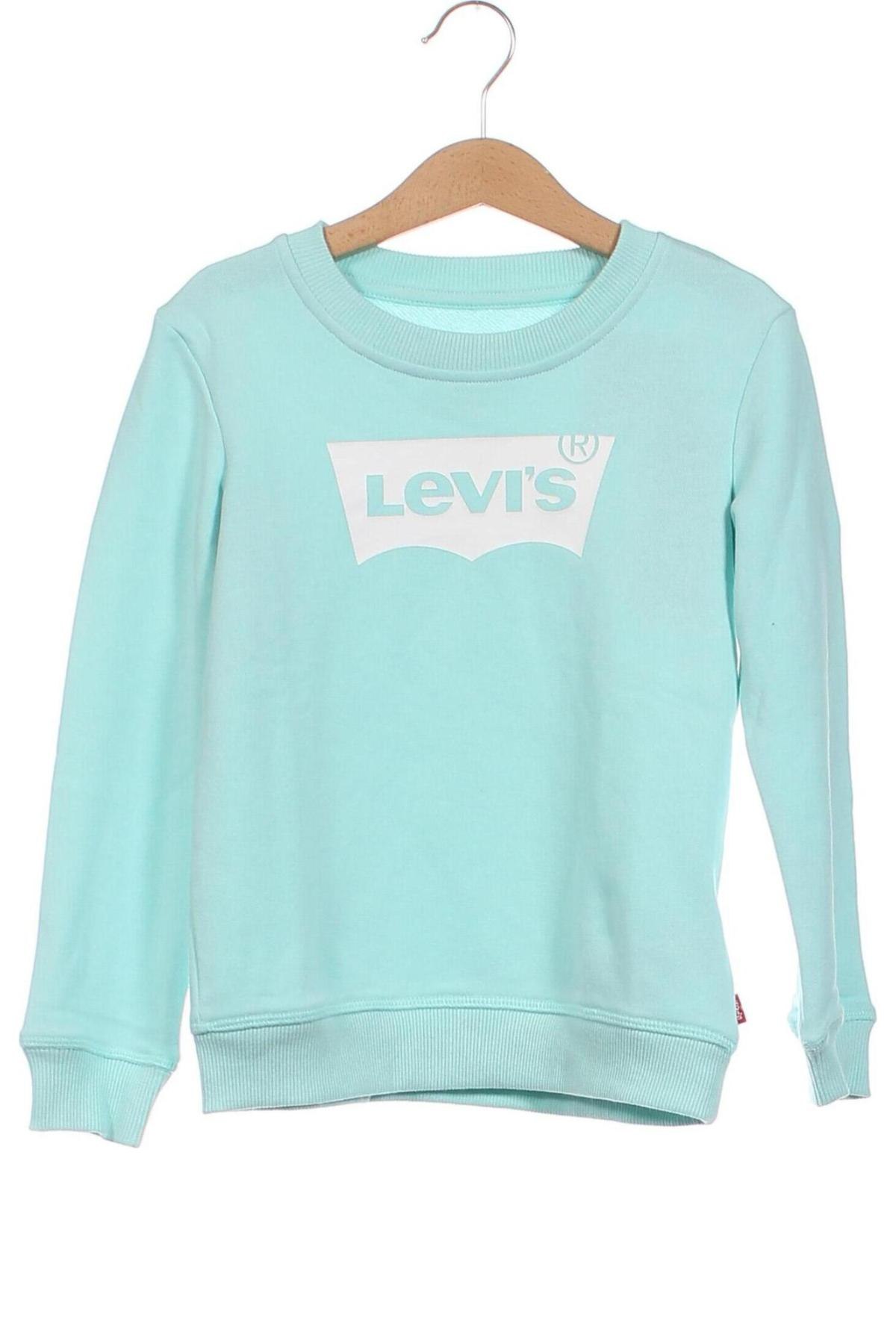 Детска блуза Levi's, Размер 4-5y/ 110-116 см, Цвят Зелен, Цена 119,00 лв.