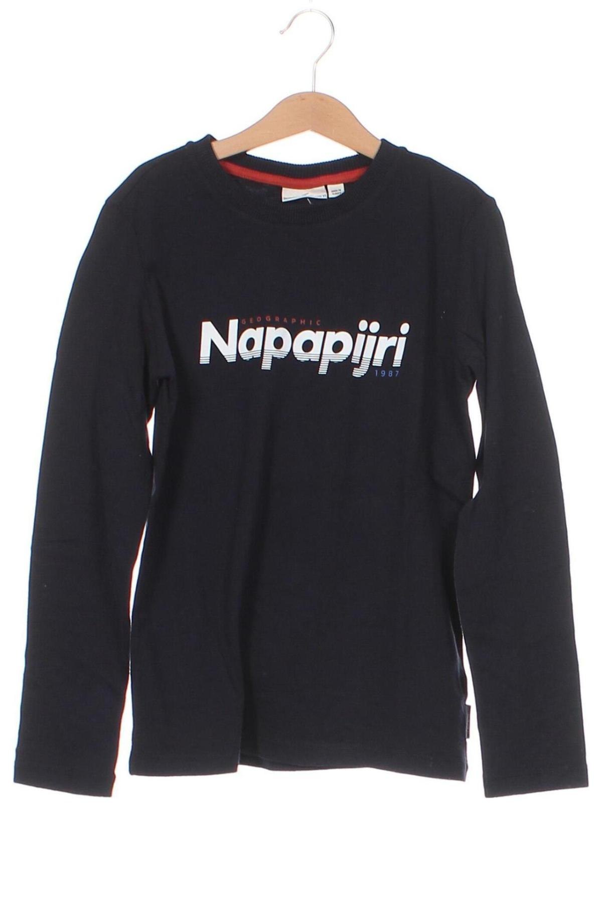 Kinder Shirt Napapijri, Größe 8-9y/ 134-140 cm, Farbe Blau, Preis 28,87 €