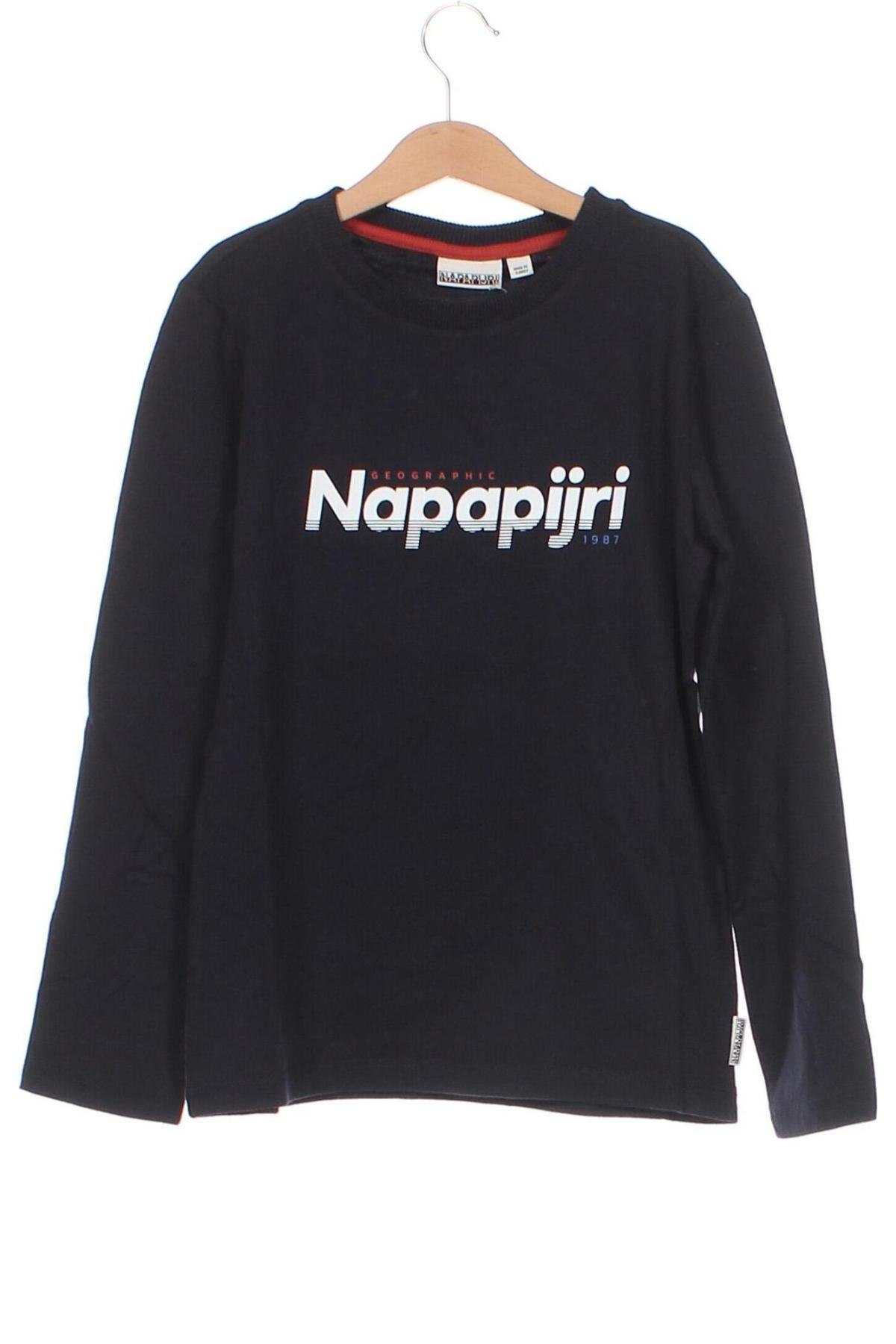 Детска блуза Napapijri, Размер 9-10y/ 140-146 см, Цвят Син, Цена 28,56 лв.