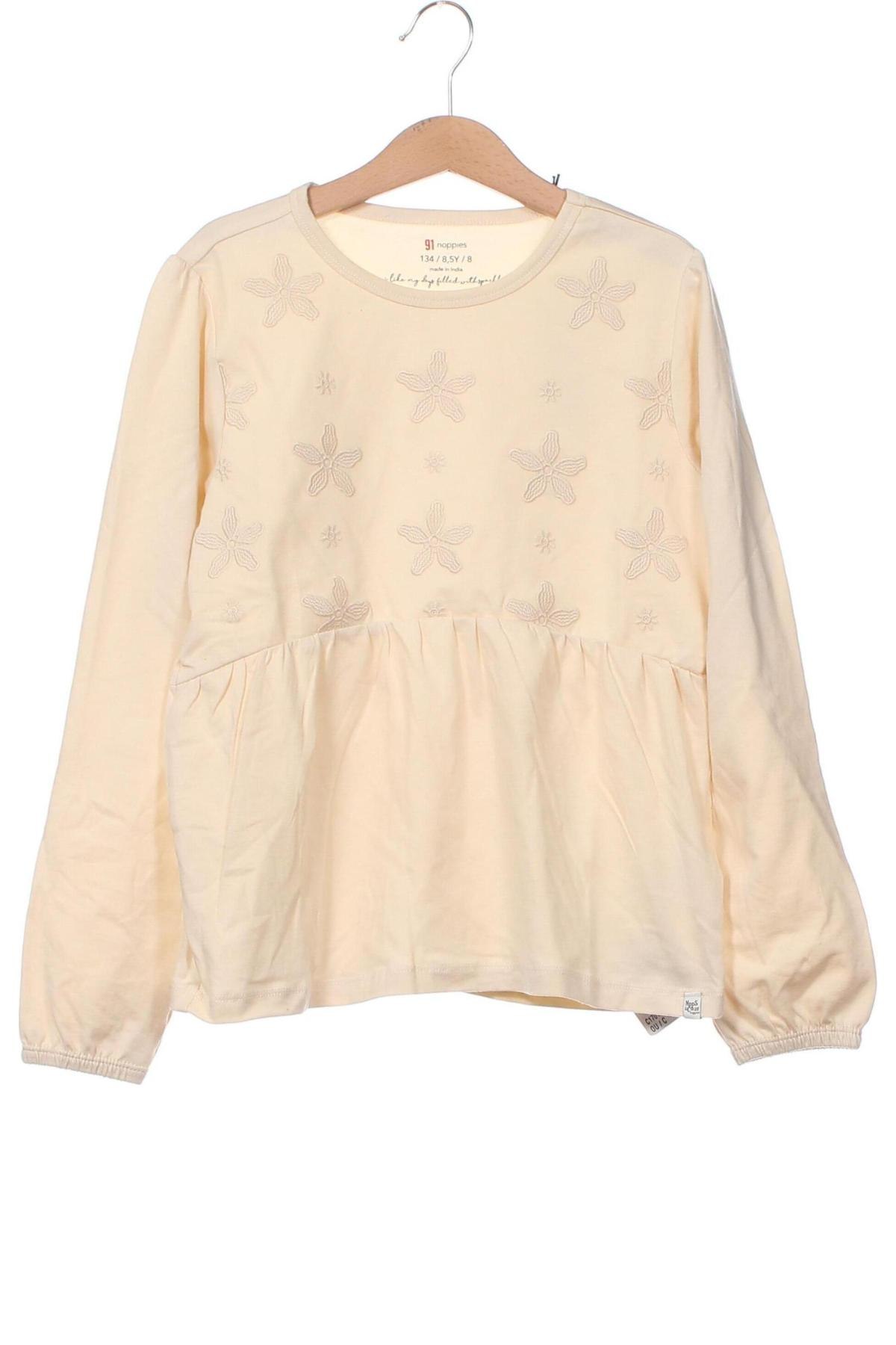 Kinder Shirt Noppies, Größe 7-8y/ 128-134 cm, Farbe Beige, Preis 20,10 €