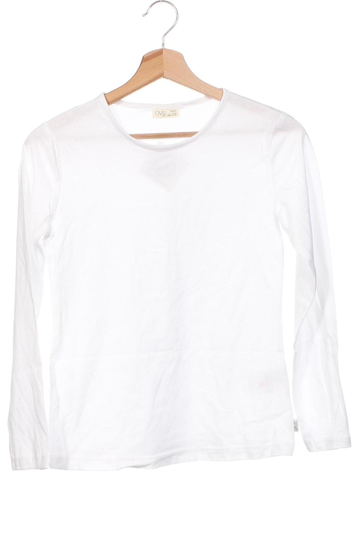 Детска блуза Oviesse, Размер 11-12y/ 152-158 см, Цвят Бял, Цена 36,00 лв.