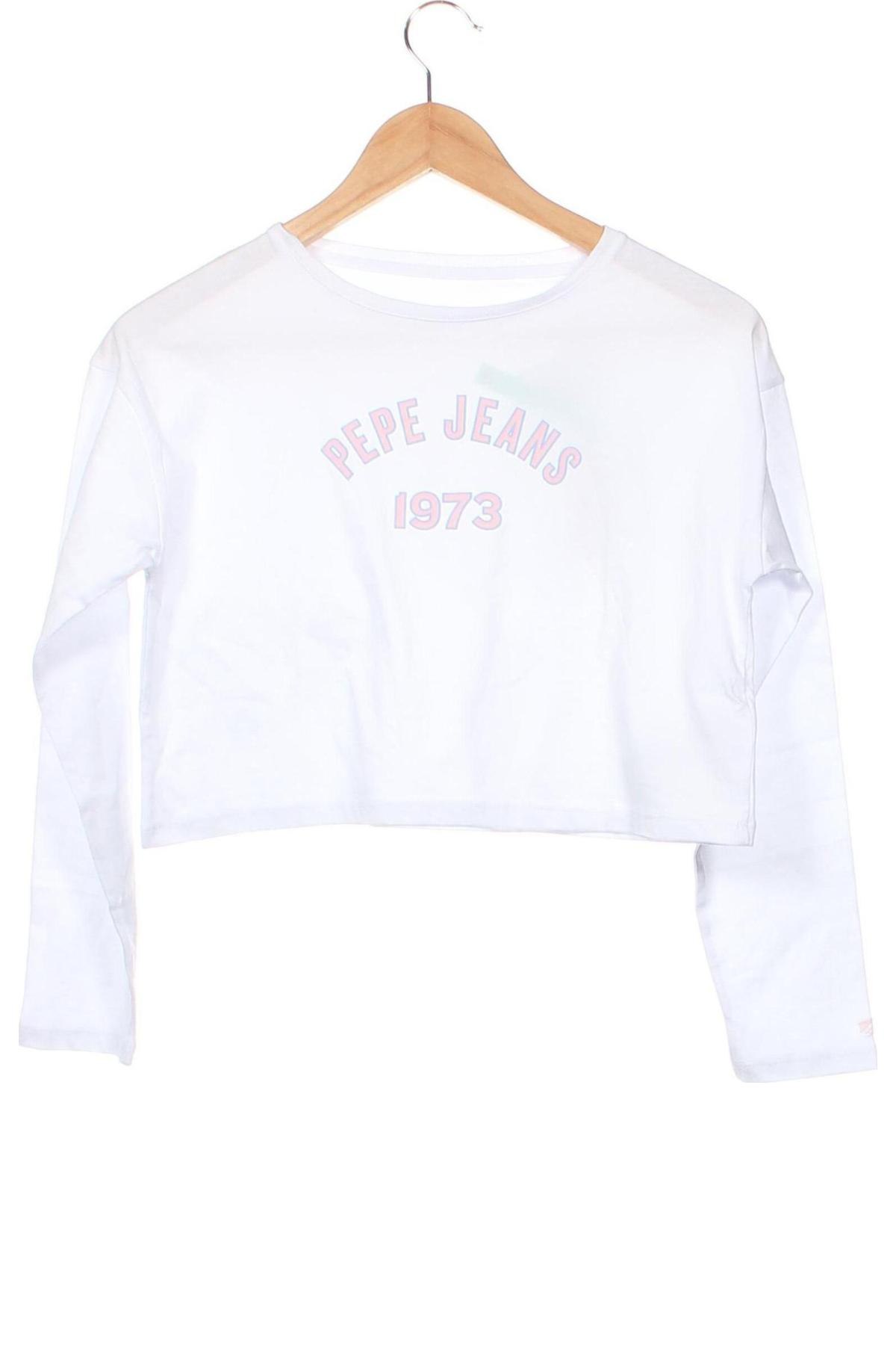 Bluză pentru copii Pepe Jeans, Mărime 9-10y/ 140-146 cm, Culoare Alb, Preț 39,08 Lei