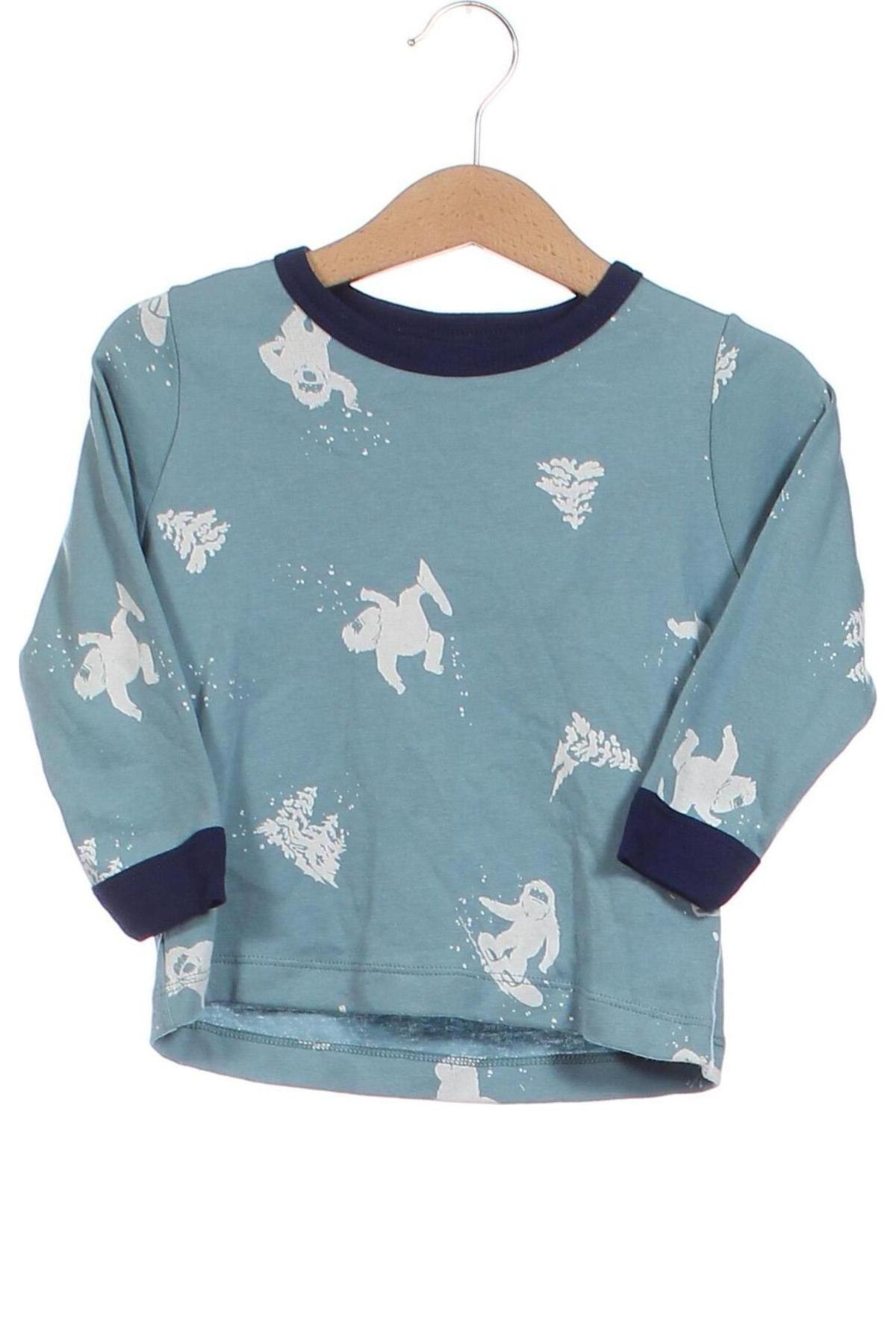 Kinder Shirt Petit Bateau, Größe 18-24m/ 86-98 cm, Farbe Blau, Preis 23,20 €