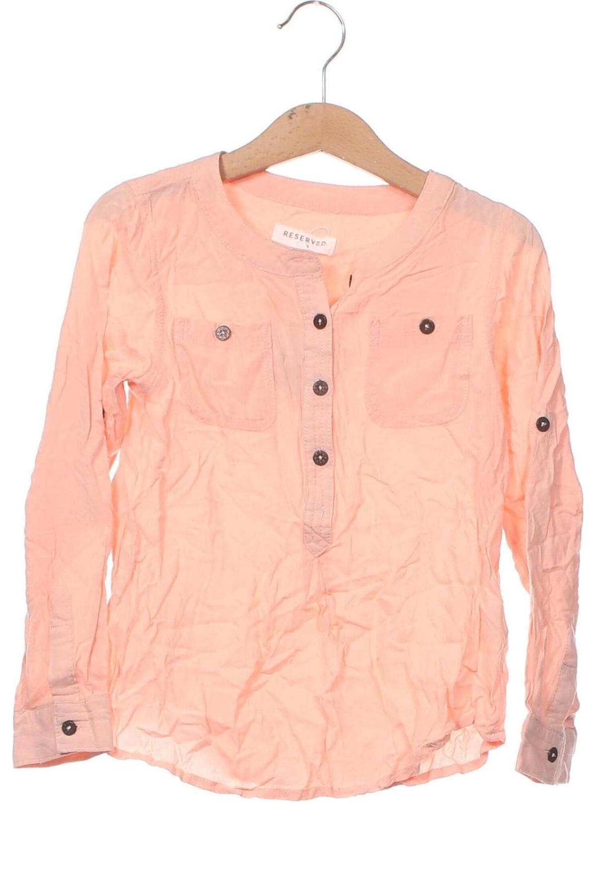 Детска блуза Reserved, Размер 4-5y/ 110-116 см, Цвят Розов, Цена 7,18 лв.