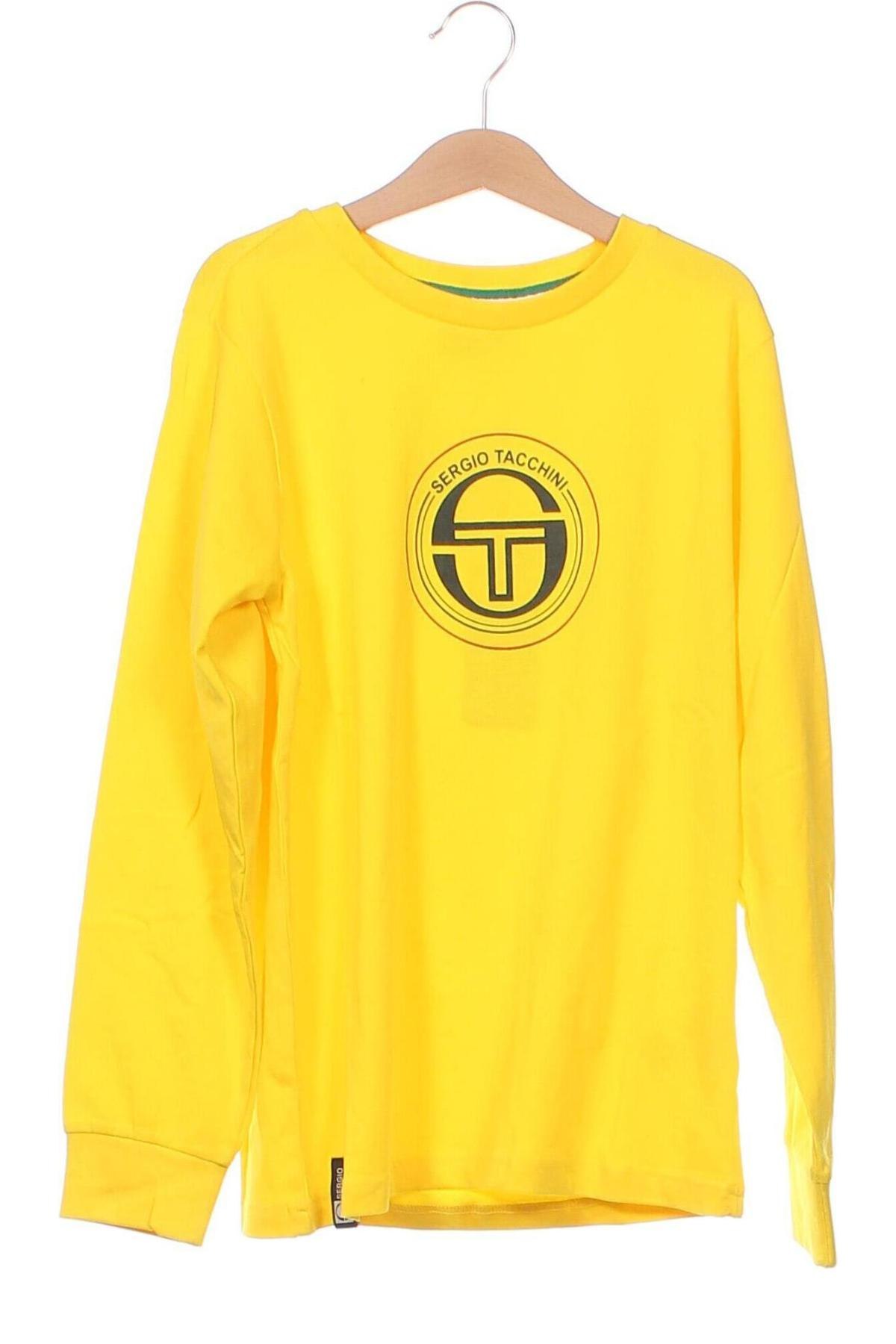 Kinder Shirt Sergio Tacchini, Größe 10-11y/ 146-152 cm, Farbe Gelb, Preis 35,57 €