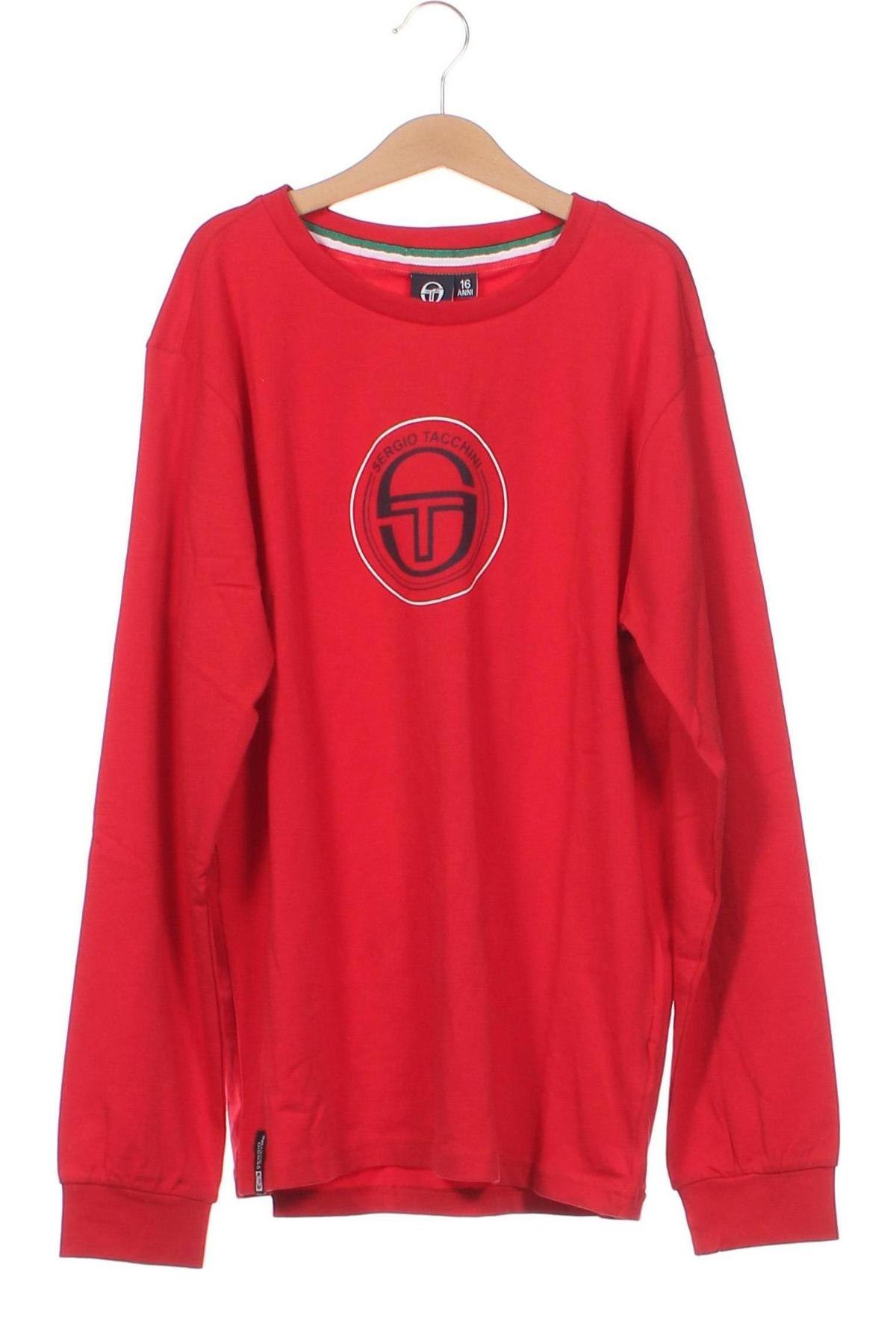 Kinder Shirt Sergio Tacchini, Größe 15-18y/ 170-176 cm, Farbe Rot, Preis 12,45 €