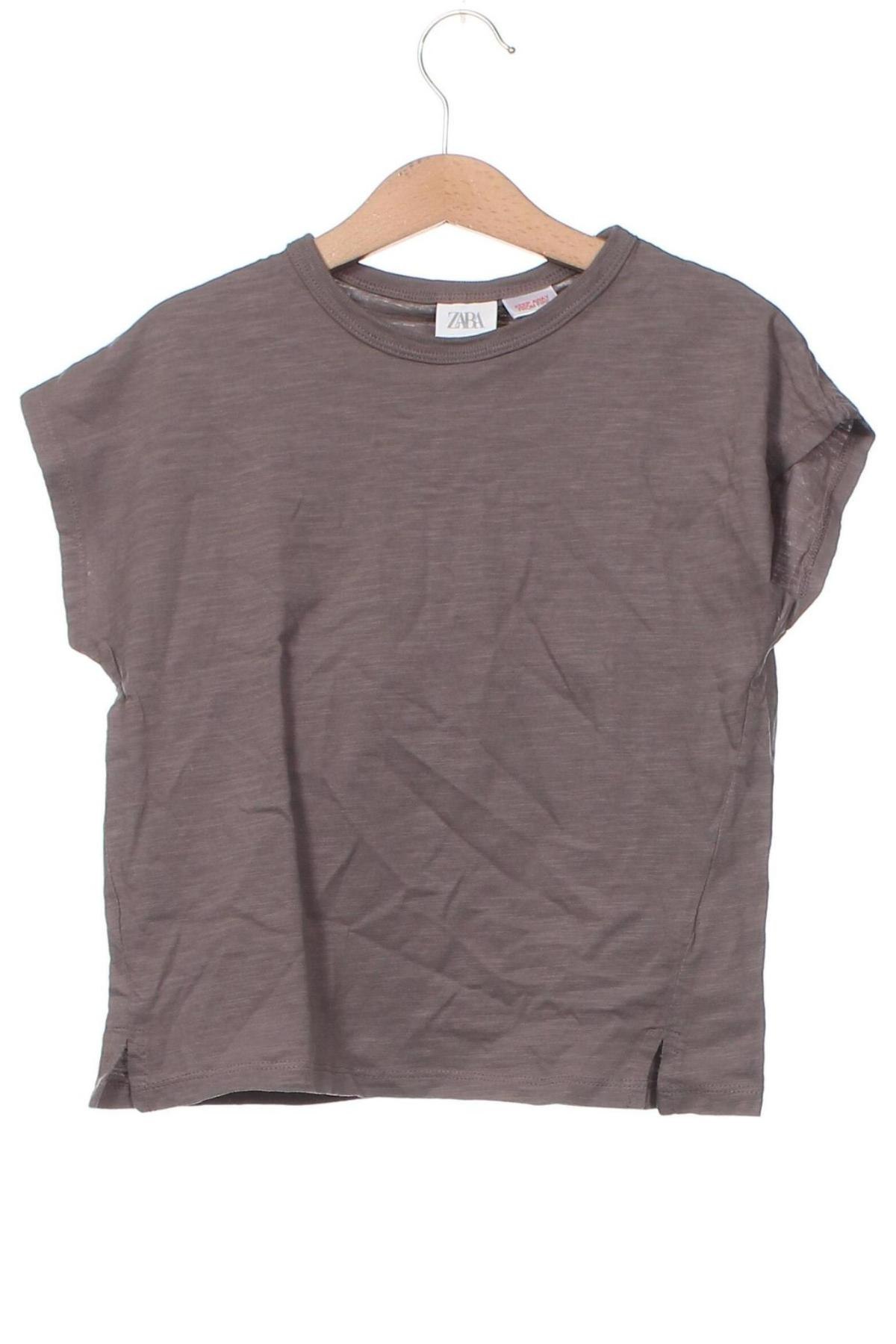 Kinder Shirt Zara Kids, Größe 3-4y/ 104-110 cm, Farbe Grau, Preis 6,68 €