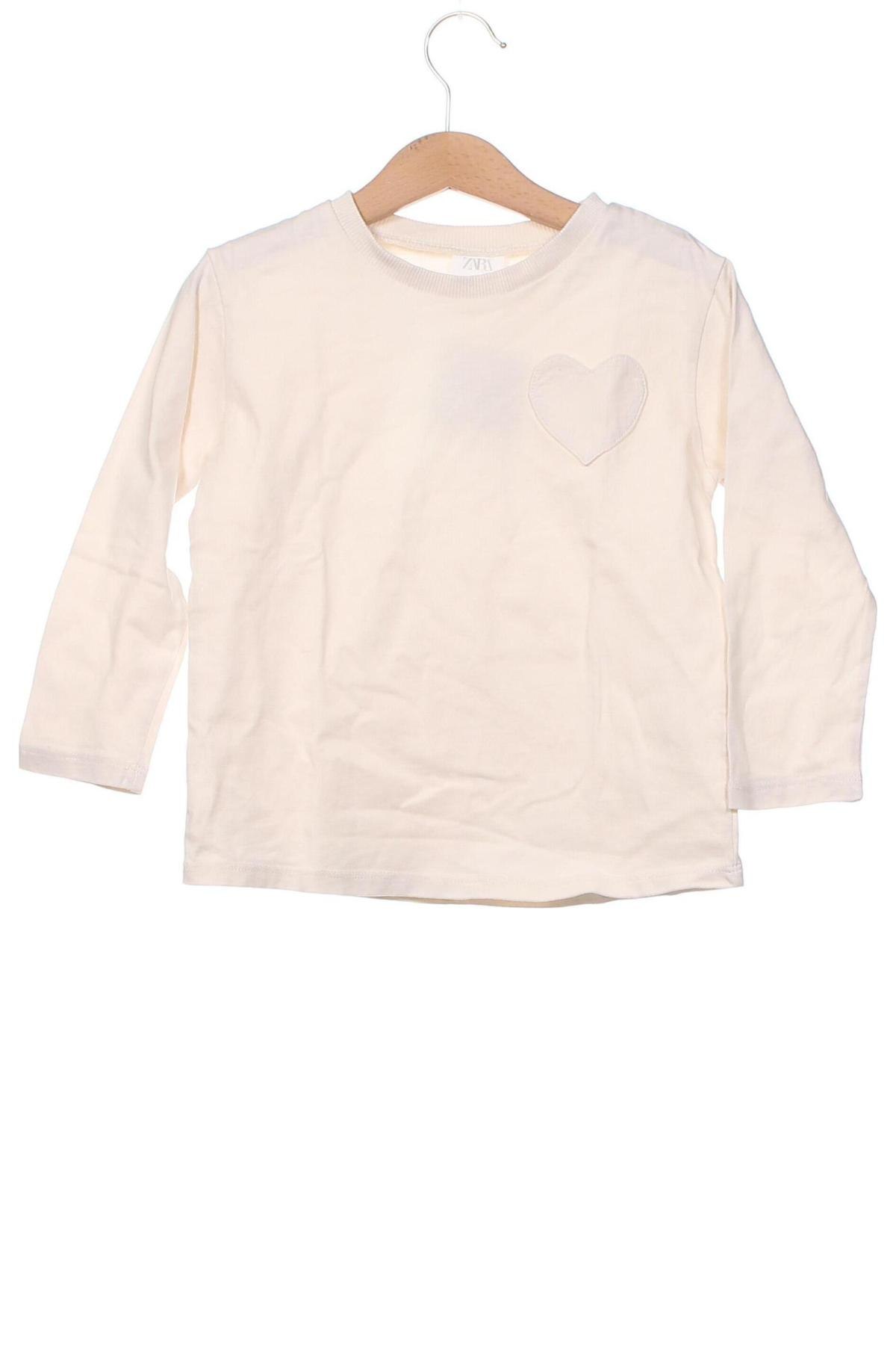 Kinder Shirt Zara Kids, Größe 4-5y/ 110-116 cm, Farbe Ecru, Preis € 6,51