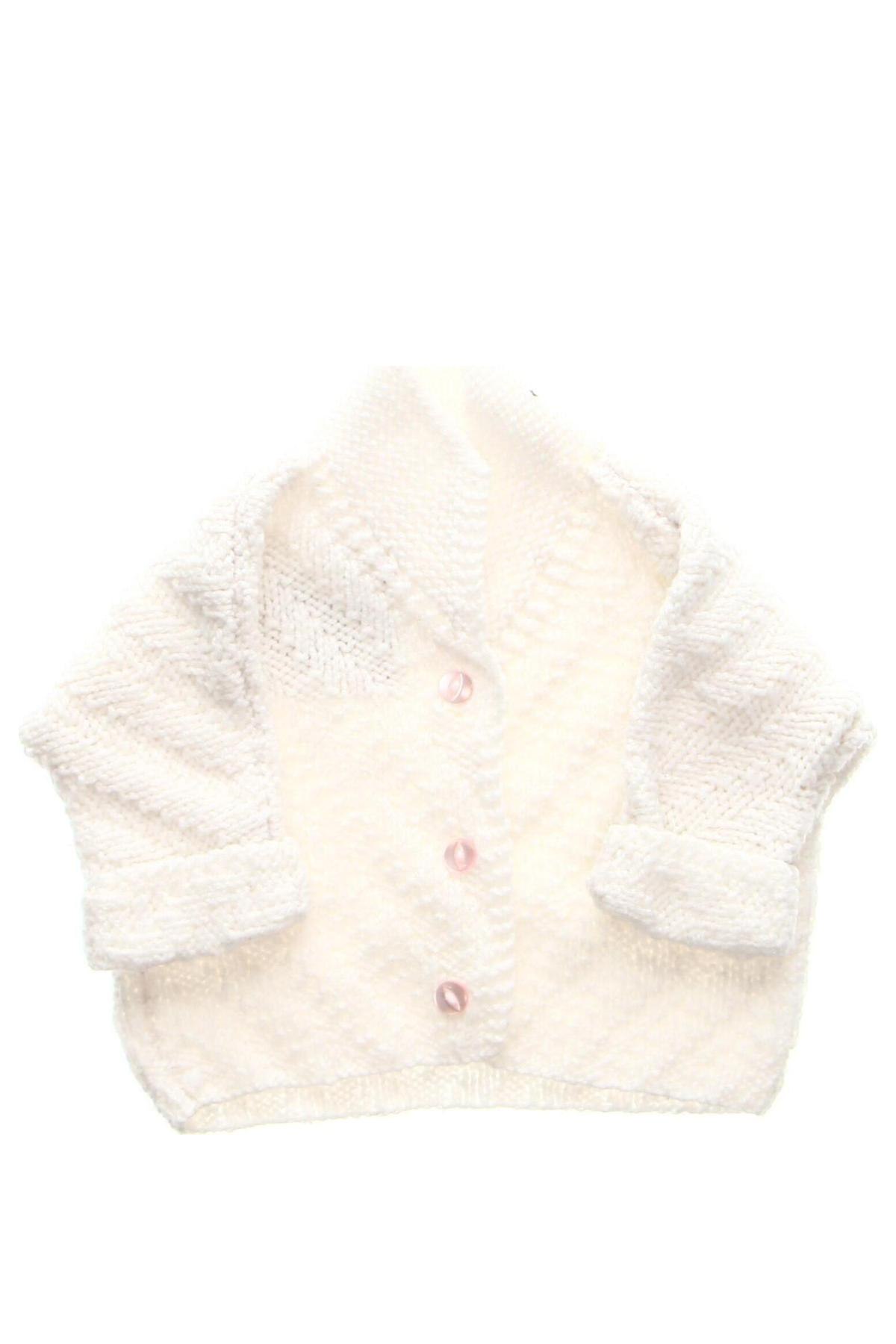 Pulover cu nasturi pentru copii, Mărime 9-12m/ 74-80 cm, Culoare Alb, Preț 66,58 Lei