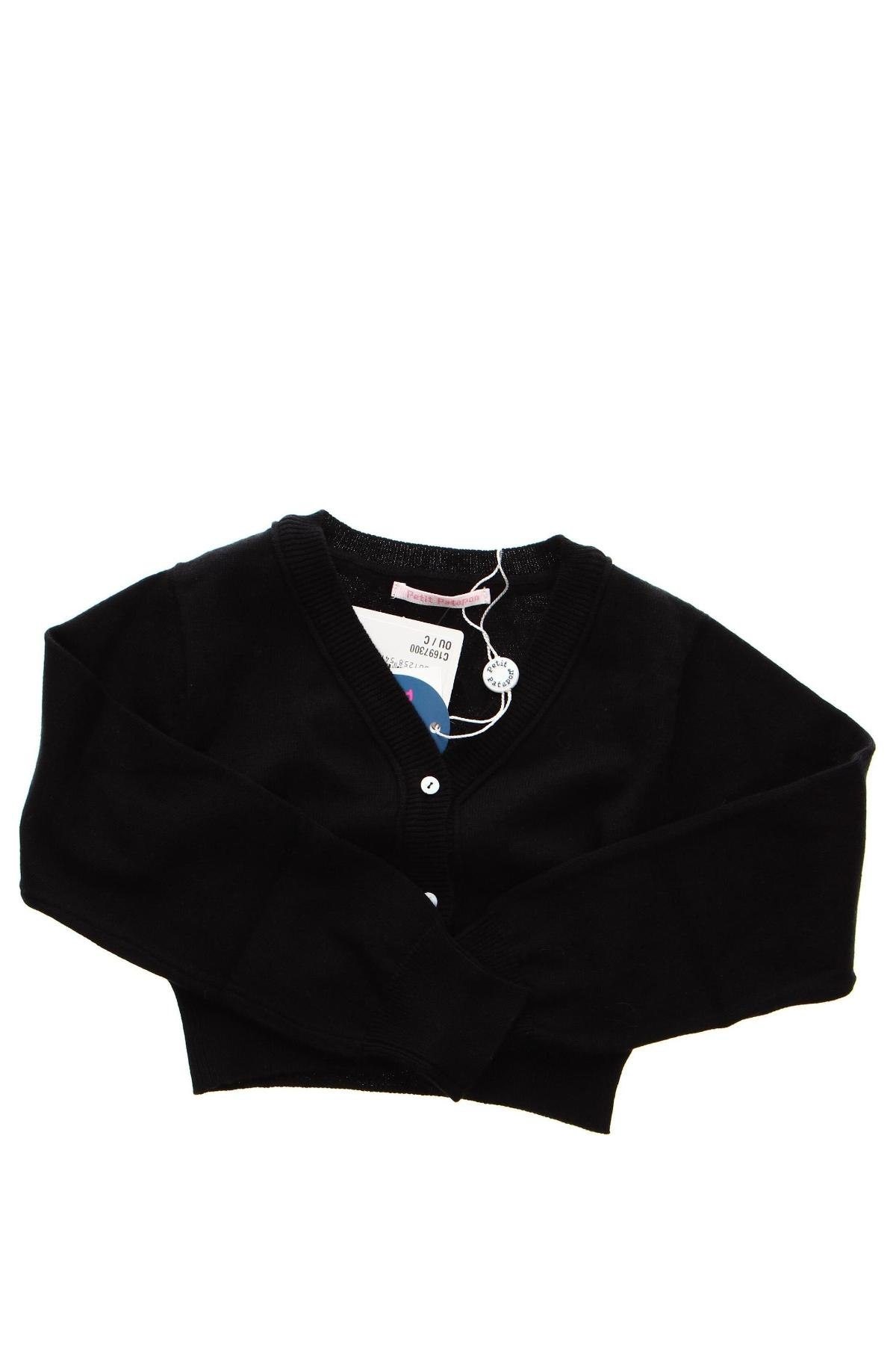 Pulover cu nasturi pentru copii Petit Patapon, Mărime 3-4y/ 104-110 cm, Culoare Negru, Preț 286,84 Lei