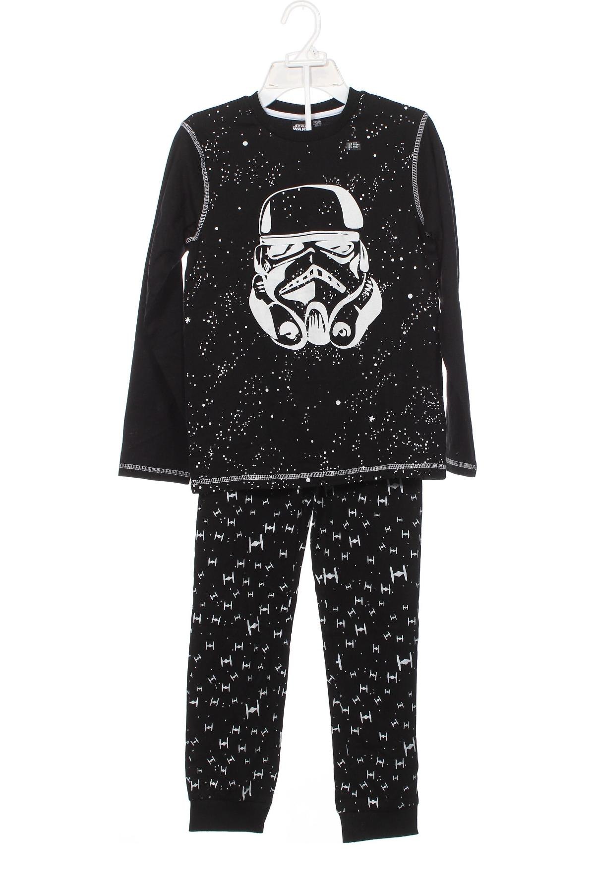 Pijama pentru copii Star Wars, Mărime 11-12y/ 152-158 cm, Culoare Negru, Preț 102,63 Lei
