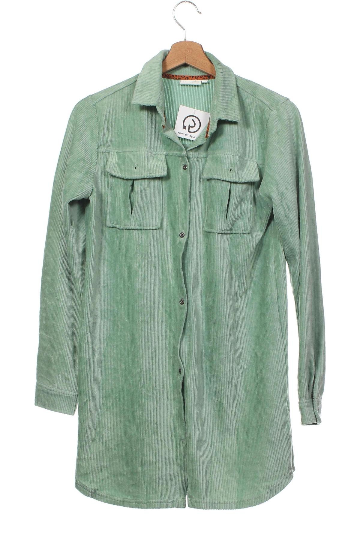 Детска риза, Размер 14-15y/ 168-170 см, Цвят Зелен, Цена 6,51 лв.