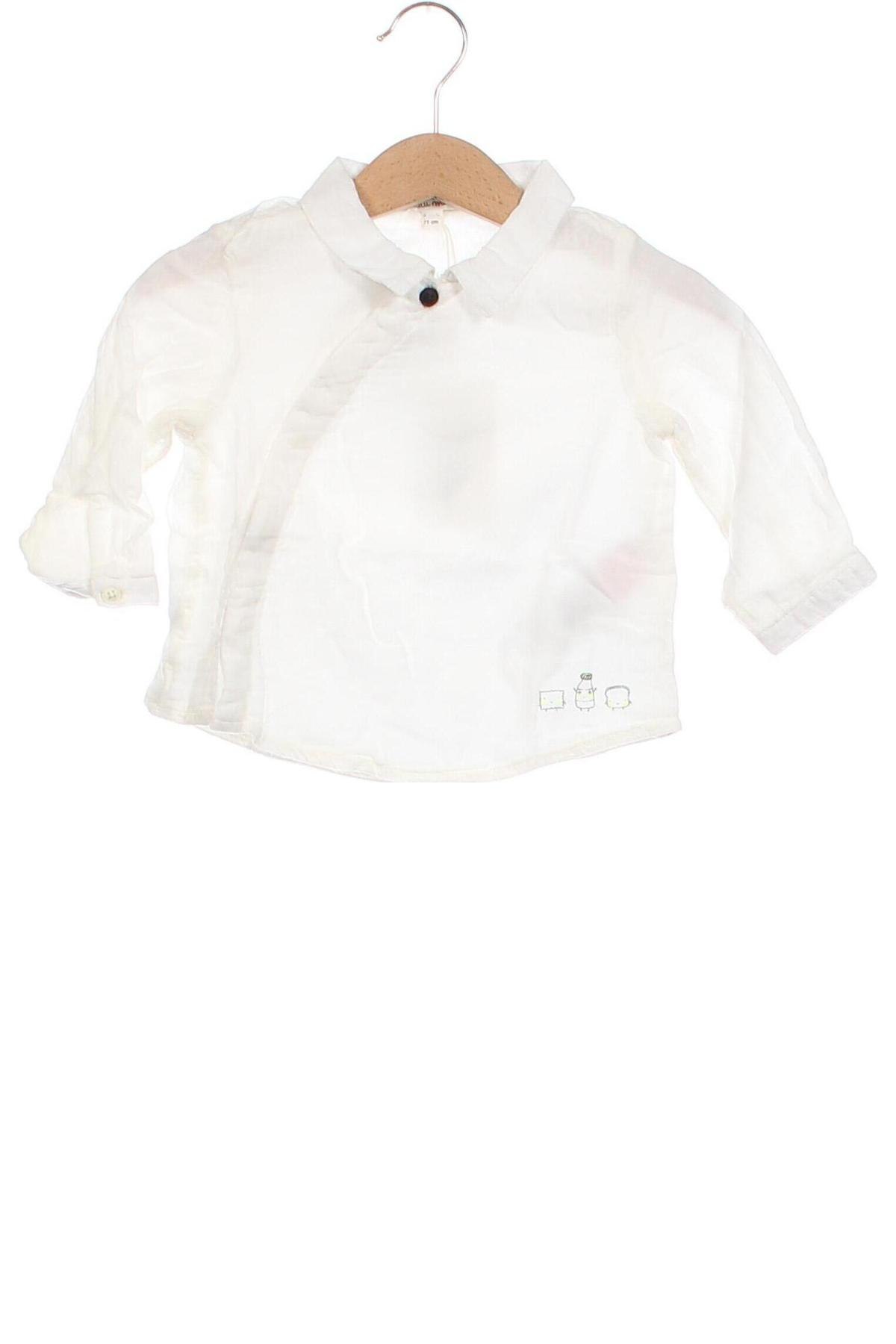 Dziecięca koszula Du Pareil Au Meme, Rozmiar 6-9m/ 68-74 cm, Kolor Biały, Cena 30,04 zł