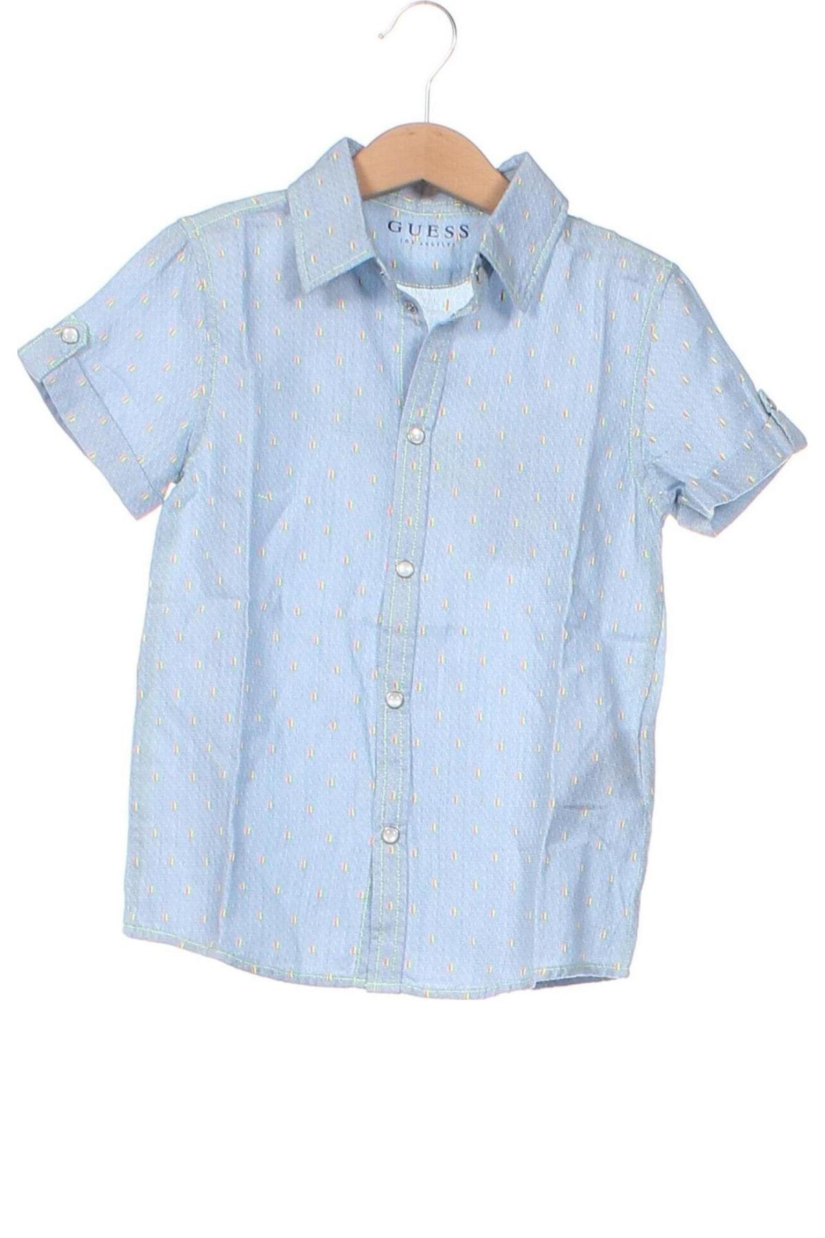 Dětská košile  Guess, Velikost 5-6y/ 116-122 cm, Barva Modrá, Cena  1 169,00 Kč