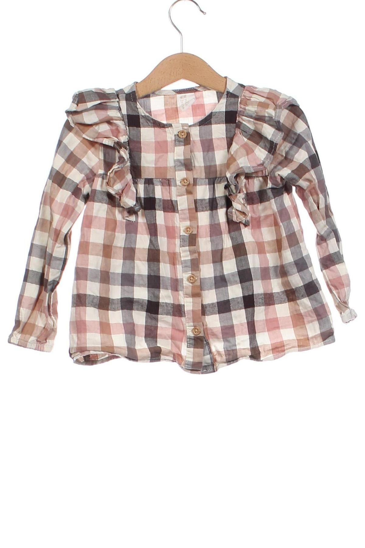 Παιδικό πουκάμισο H&M, Μέγεθος 18-24m/ 86-98 εκ., Χρώμα Πολύχρωμο, Τιμή 12,00 €