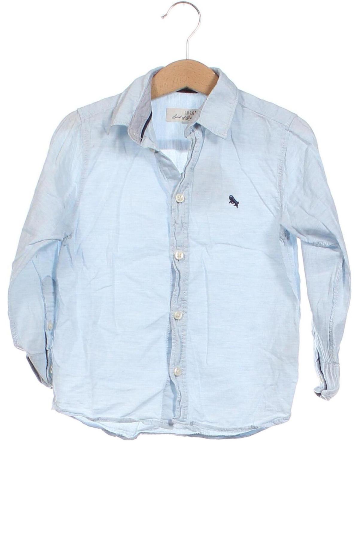 Dětská košile  H&M L.O.G.G., Velikost 4-5y/ 110-116 cm, Barva Modrá, Cena  293,00 Kč