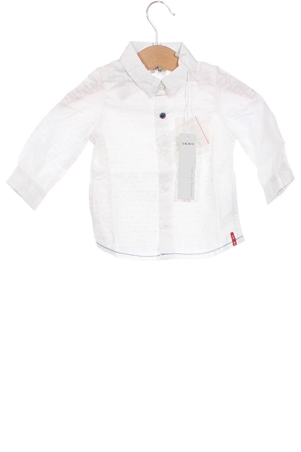 Dziecięca koszula IKKS, Rozmiar 3-6m/ 62-68 cm, Kolor Biały, Cena 237,23 zł