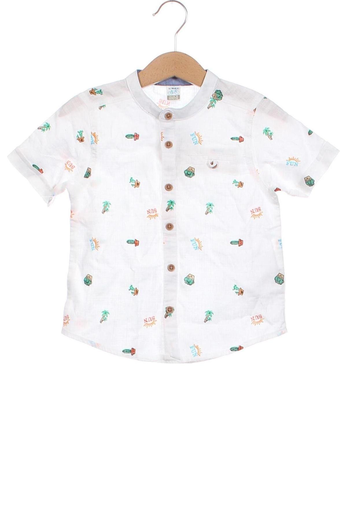 Детска риза LC Waikiki, Размер 18-24m/ 86-98 см, Цвят Бял, Цена 32,00 лв.