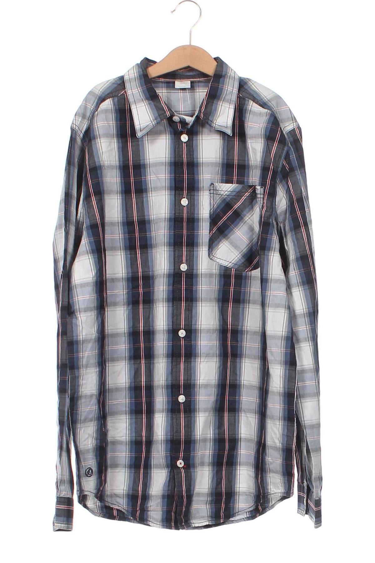 Παιδικό πουκάμισο S.Oliver, Μέγεθος 15-18y/ 170-176 εκ., Χρώμα Μπλέ, Τιμή 3,86 €