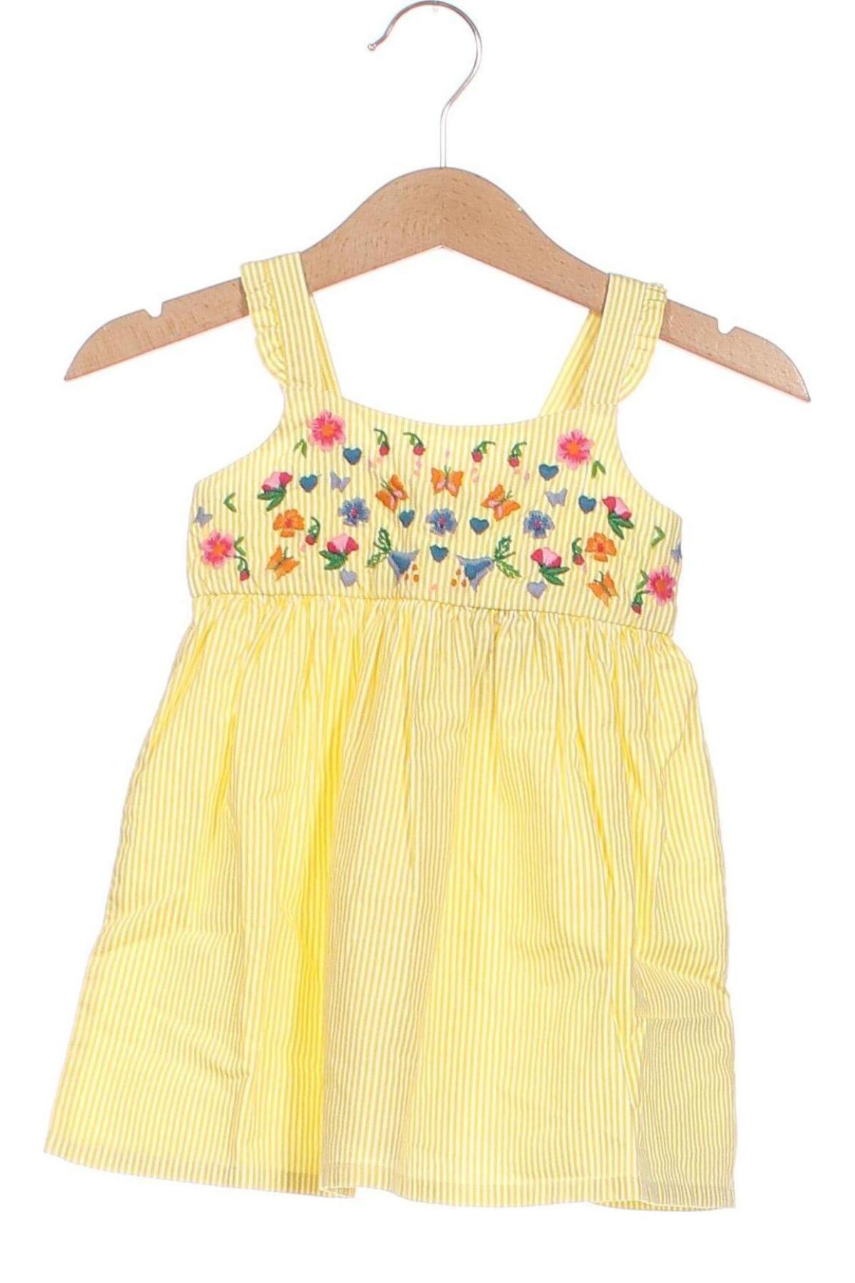 Παιδικό φόρεμα Beebay, Μέγεθος 2-3m/ 56-62 εκ., Χρώμα Κίτρινο, Τιμή 30,41 €
