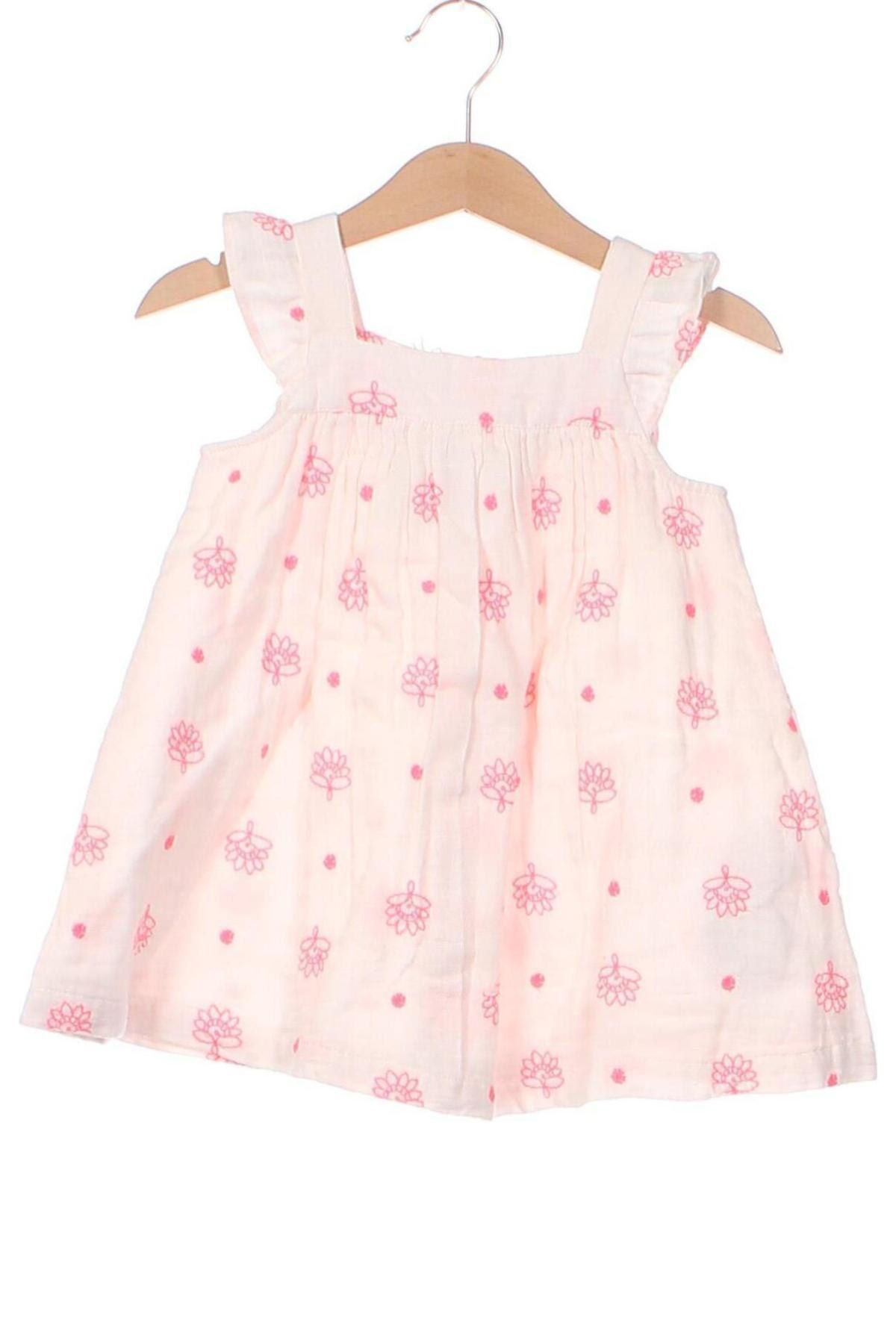 Детска рокля Du Pareil Au Meme, Размер 9-12m/ 74-80 см, Цвят Розов, Цена 69,00 лв.