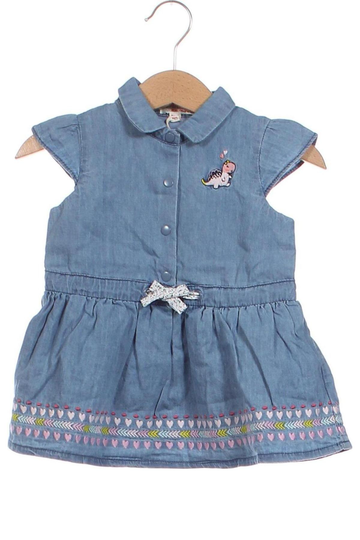 Παιδικό φόρεμα Du Pareil Au Meme, Μέγεθος 3-6m/ 62-68 εκ., Χρώμα Μπλέ, Τιμή 12,45 €