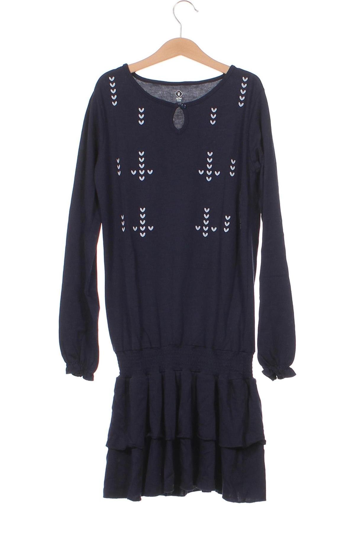 Παιδικό φόρεμα Grain De Ble, Μέγεθος 11-12y/ 152-158 εκ., Χρώμα Μπλέ, Τιμή 6,40 €