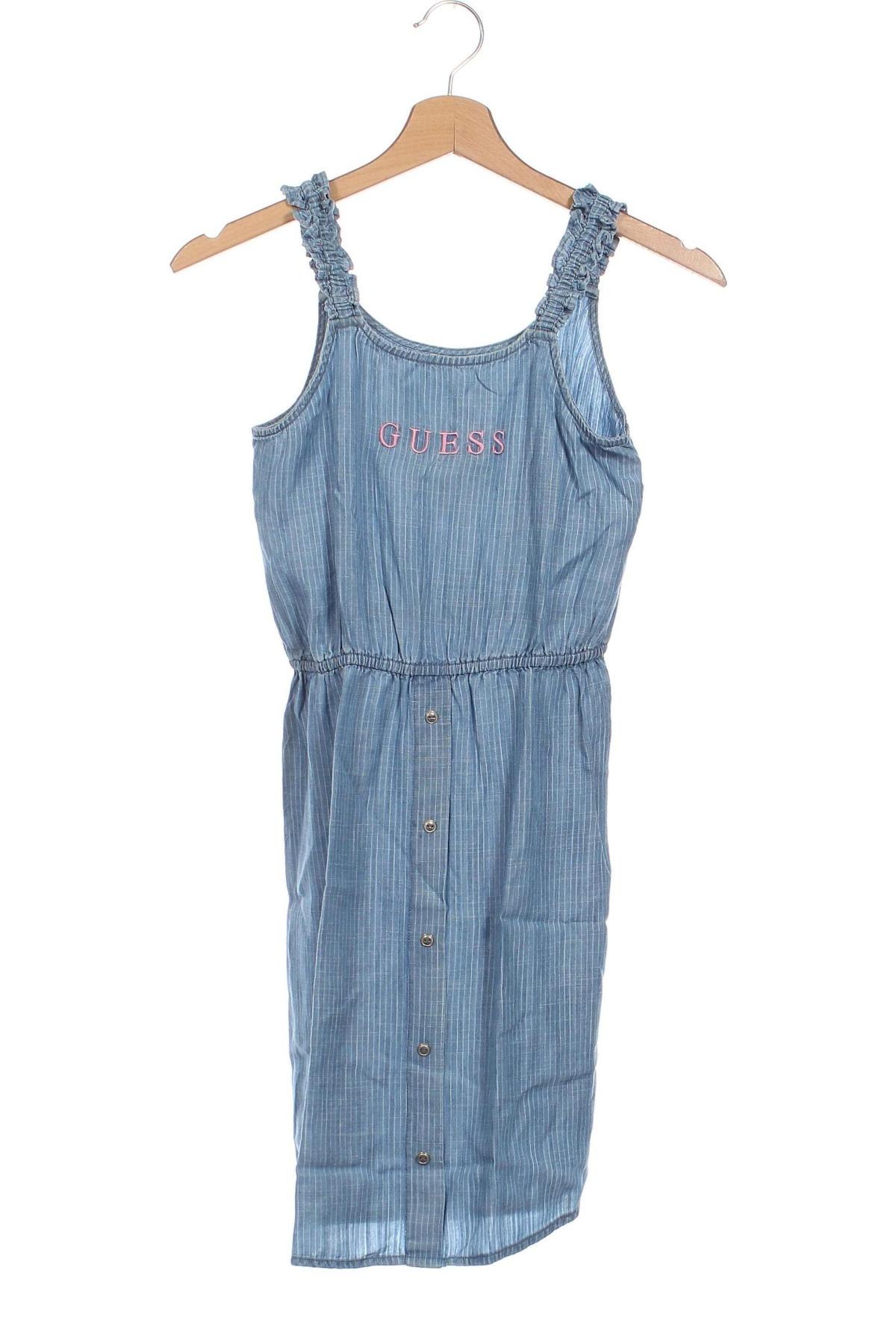 Детска рокля Guess, Размер 12-13y/ 158-164 см, Цвят Син, Цена 59,60 лв.