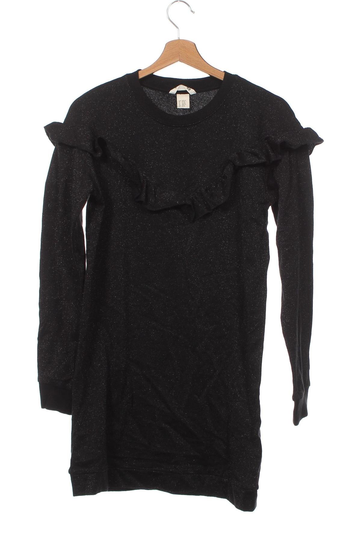 Детска рокля H&M, Размер 12-13y/ 158-164 см, Цвят Черен, Цена 6,20 лв.