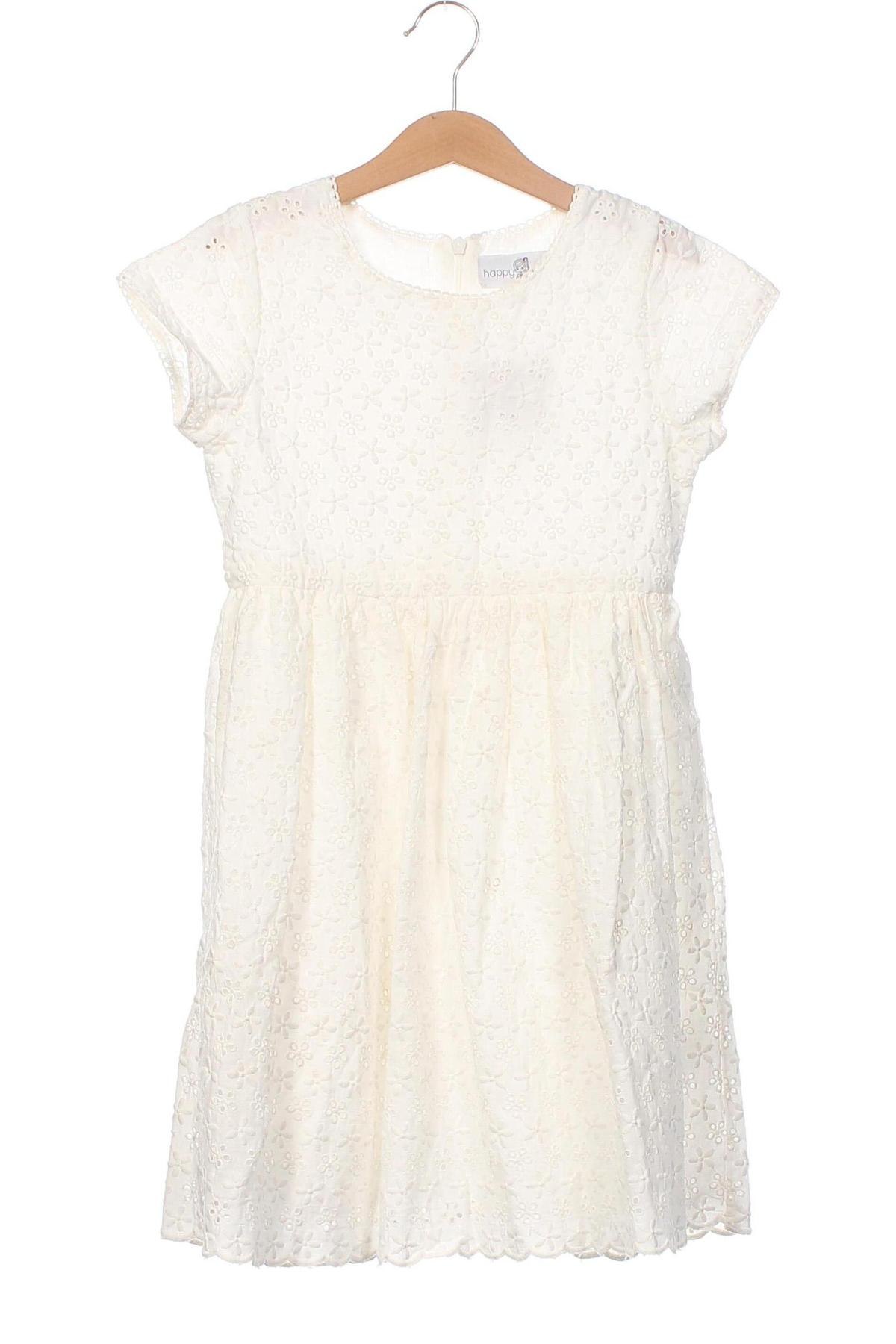 Παιδικό φόρεμα Happy Girls By Eisend, Μέγεθος 6-7y/ 122-128 εκ., Χρώμα Λευκό, Τιμή 37,58 €