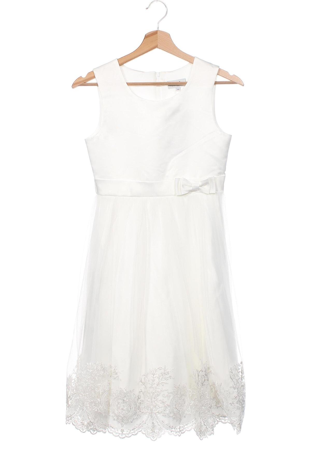 Παιδικό φόρεμα Happy Girls By Eisend, Μέγεθος 9-10y/ 140-146 εκ., Χρώμα Λευκό, Τιμή 87,11 €