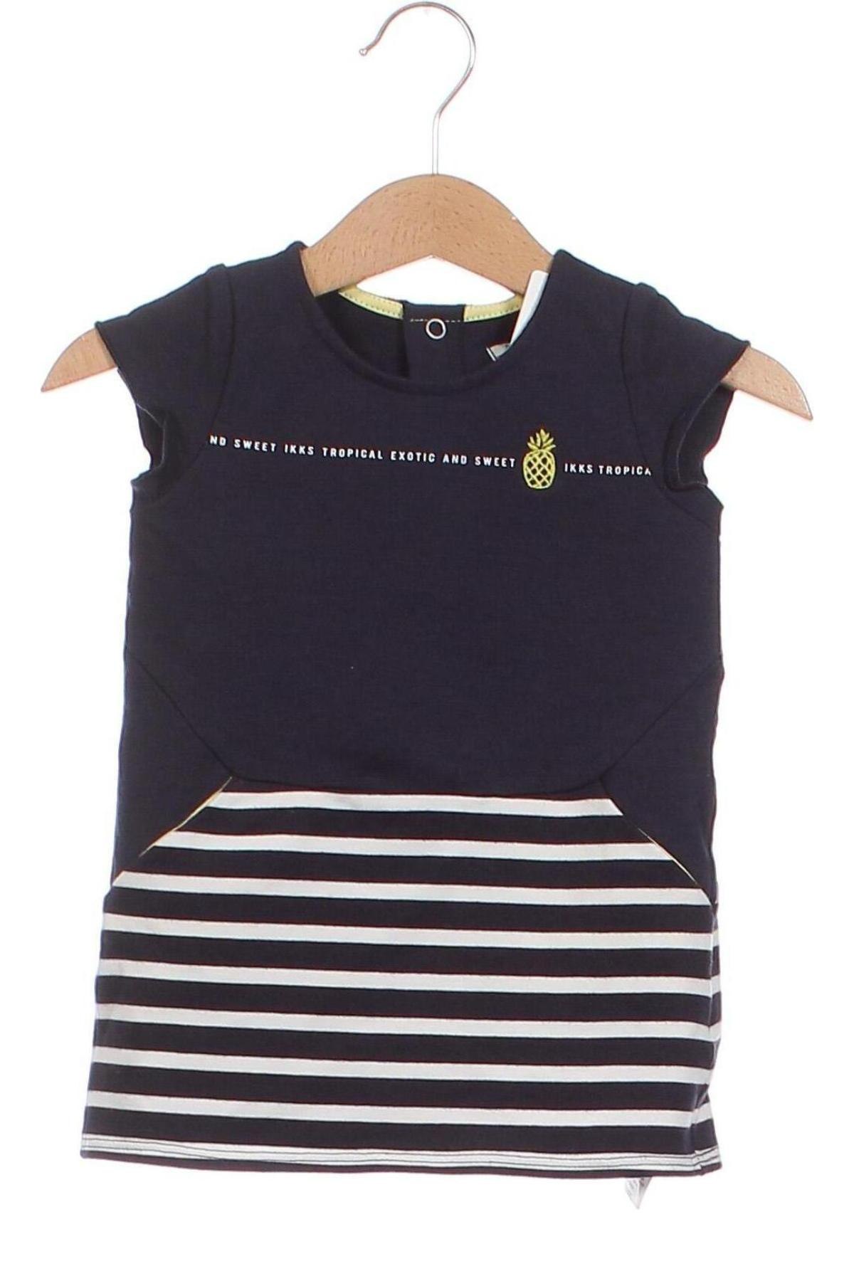 Kinderkleid IKKS, Größe 3-6m/ 62-68 cm, Farbe Blau, Preis 5,99 €